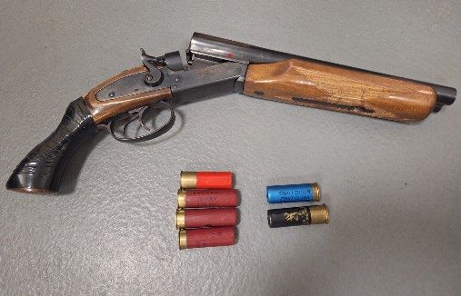 Sawed-off weapon seized by police