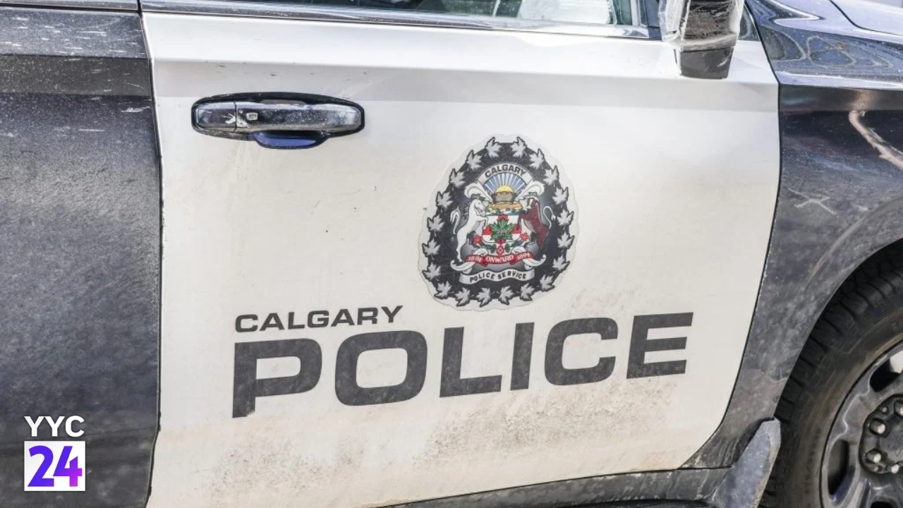 File photo of a Calgary Police Service vehicle with YYC24 branding. Not a photograph of this collision.