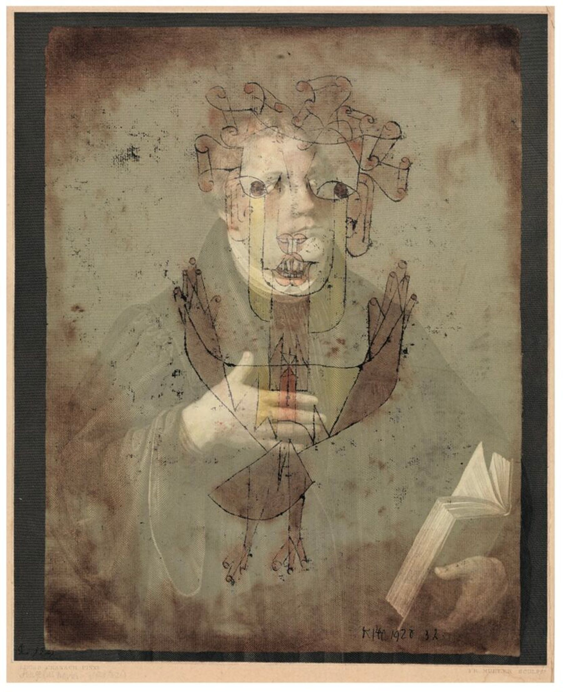 R.H. Quaytman, discovery of Luther behind Klee’s Angelus Novus