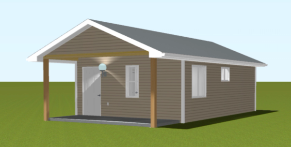 Mountain Den 3D view 2