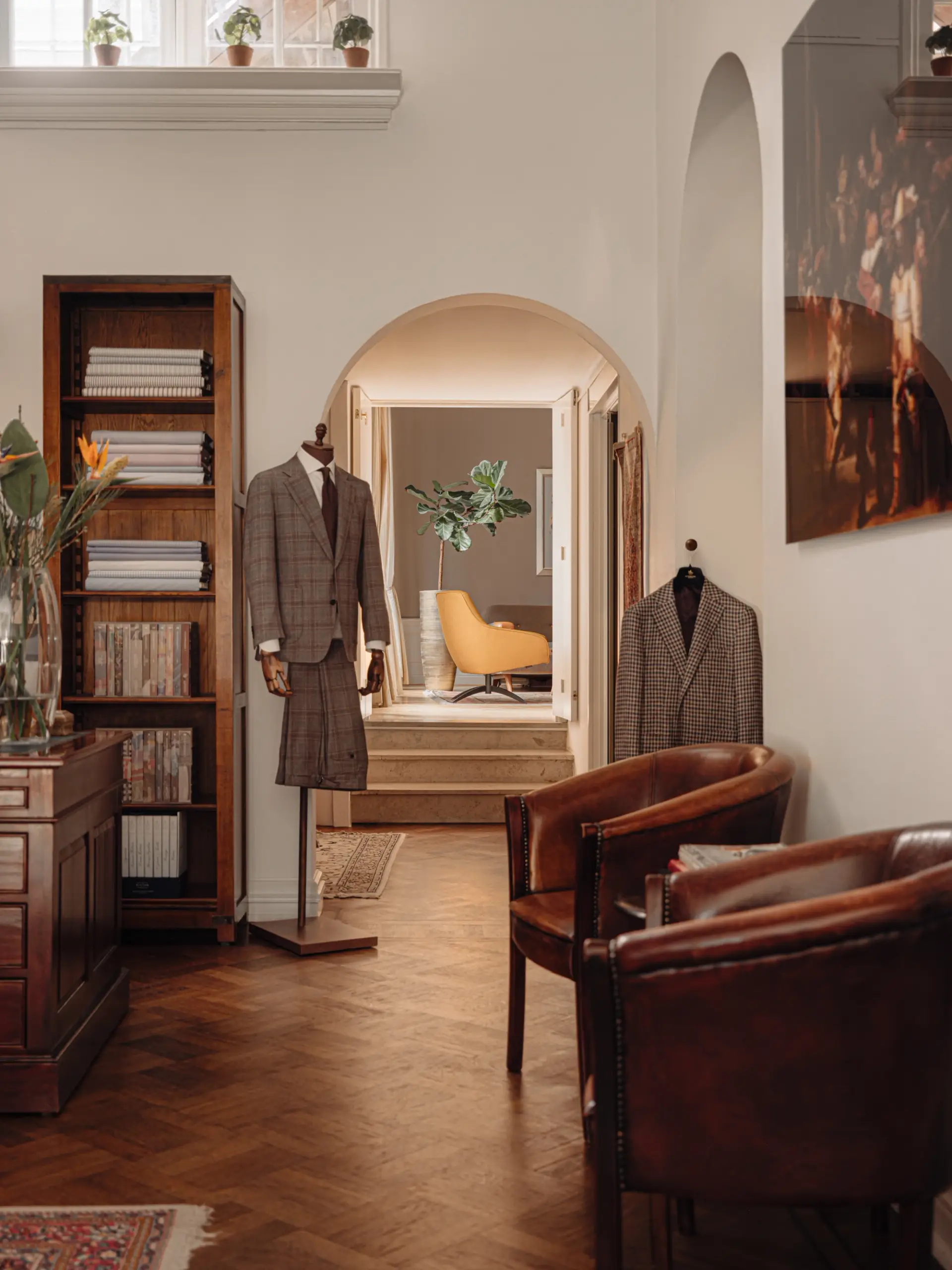 Ettemadis uitzicht naar achteren in Den Haag