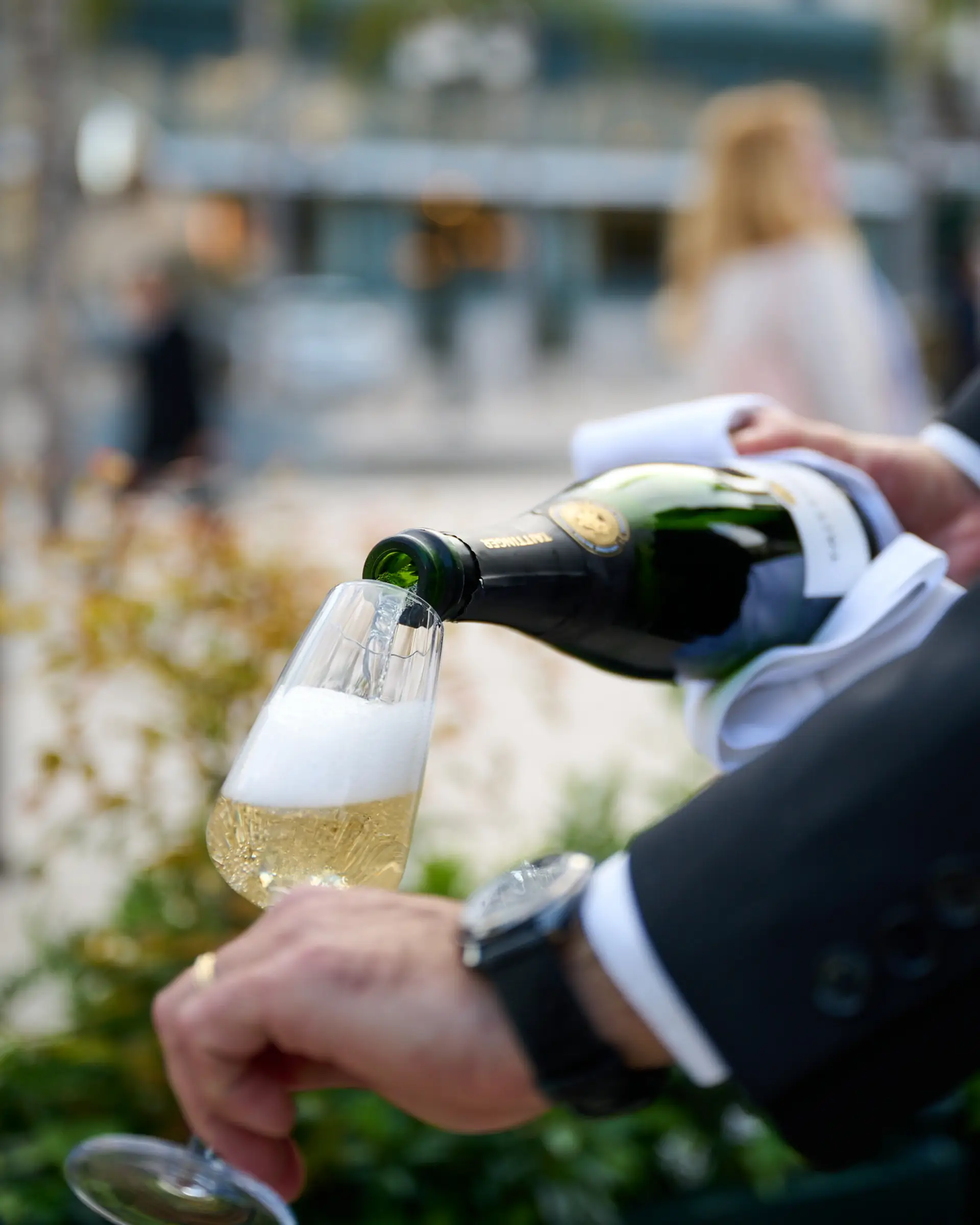 champagne drinken in Monaco