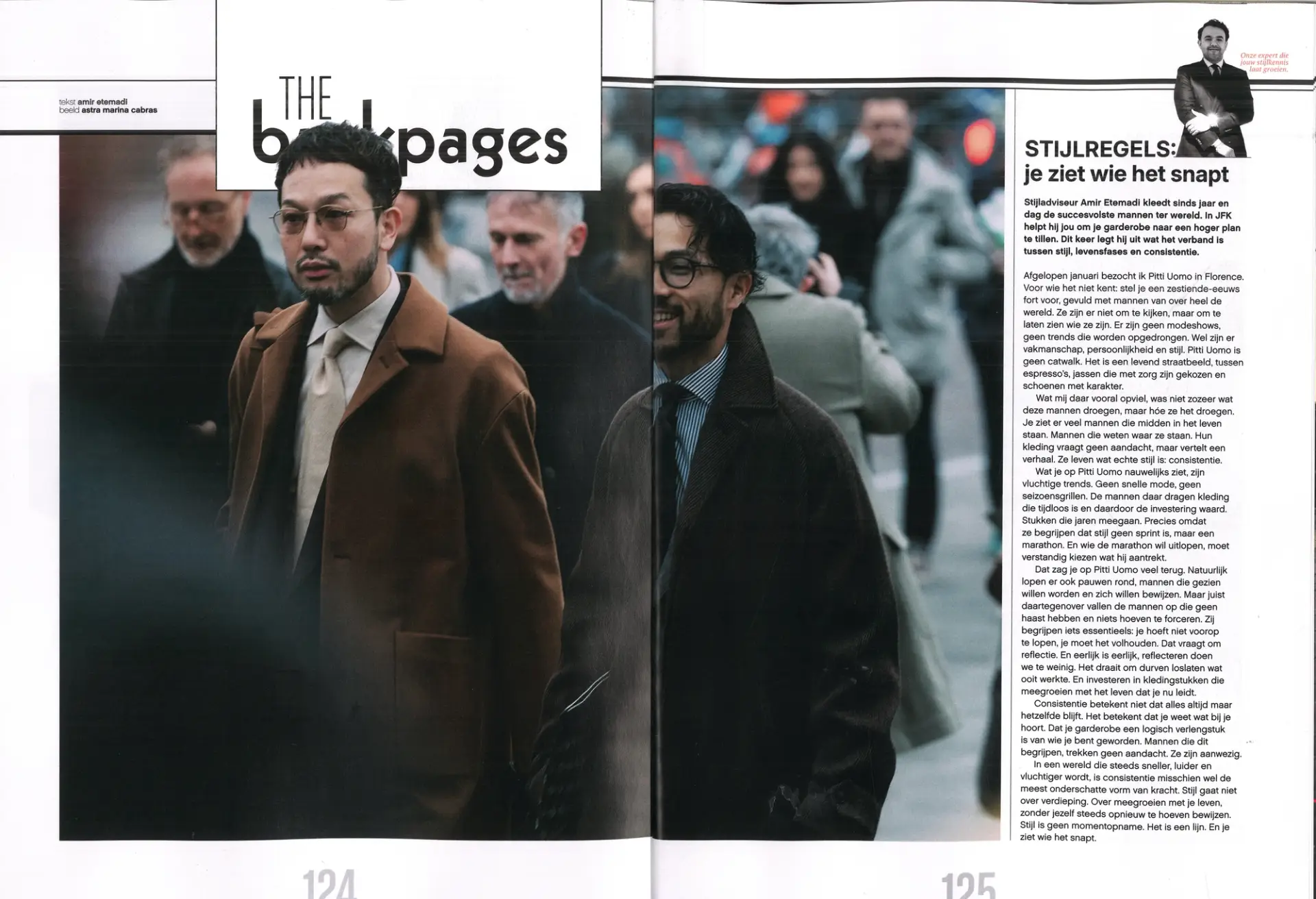 Stijlregels - Column Amir Etemadi in de JFK over Pitti Uomo