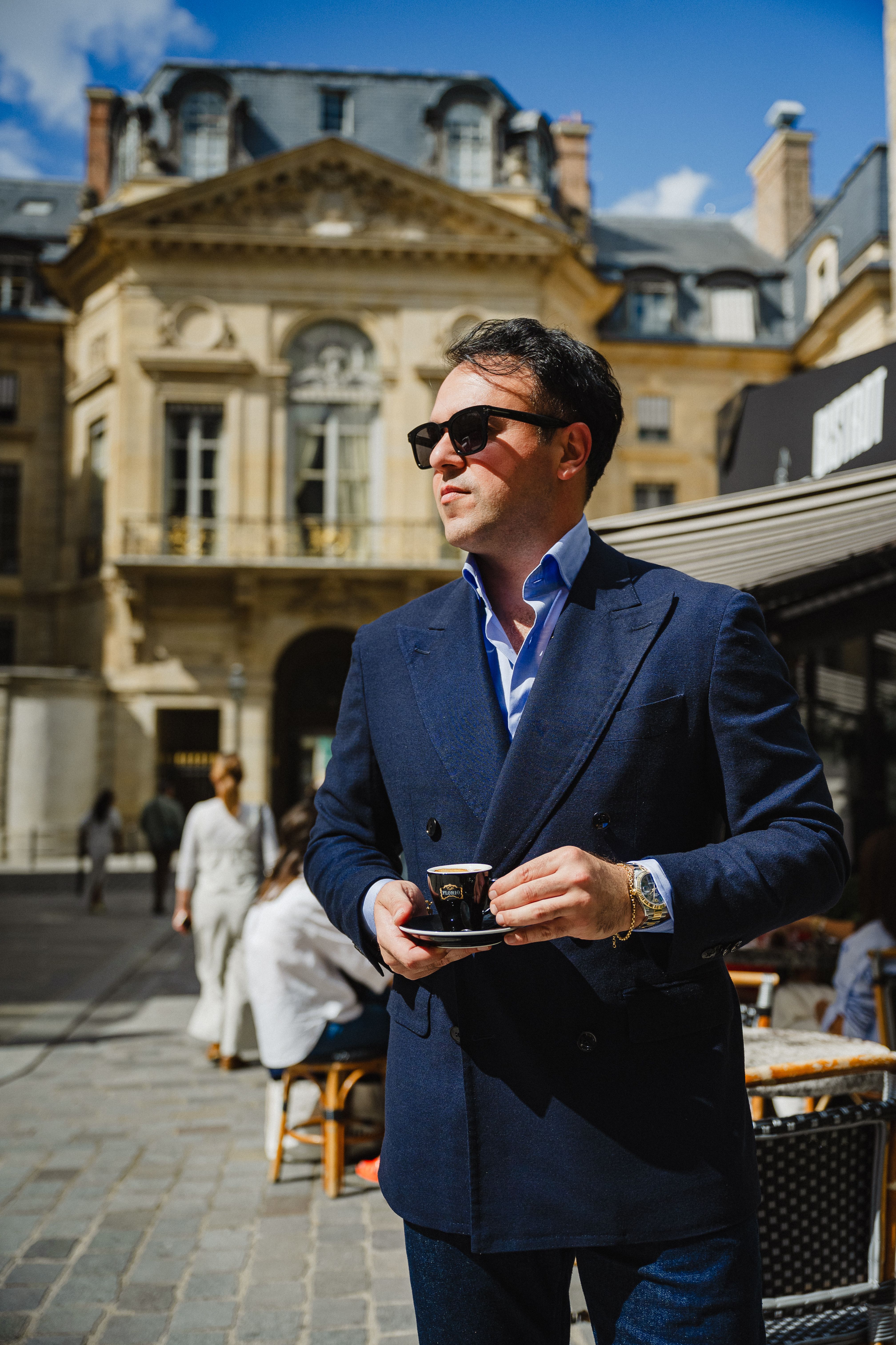 Double breasted colbert op maat van Ettemadis