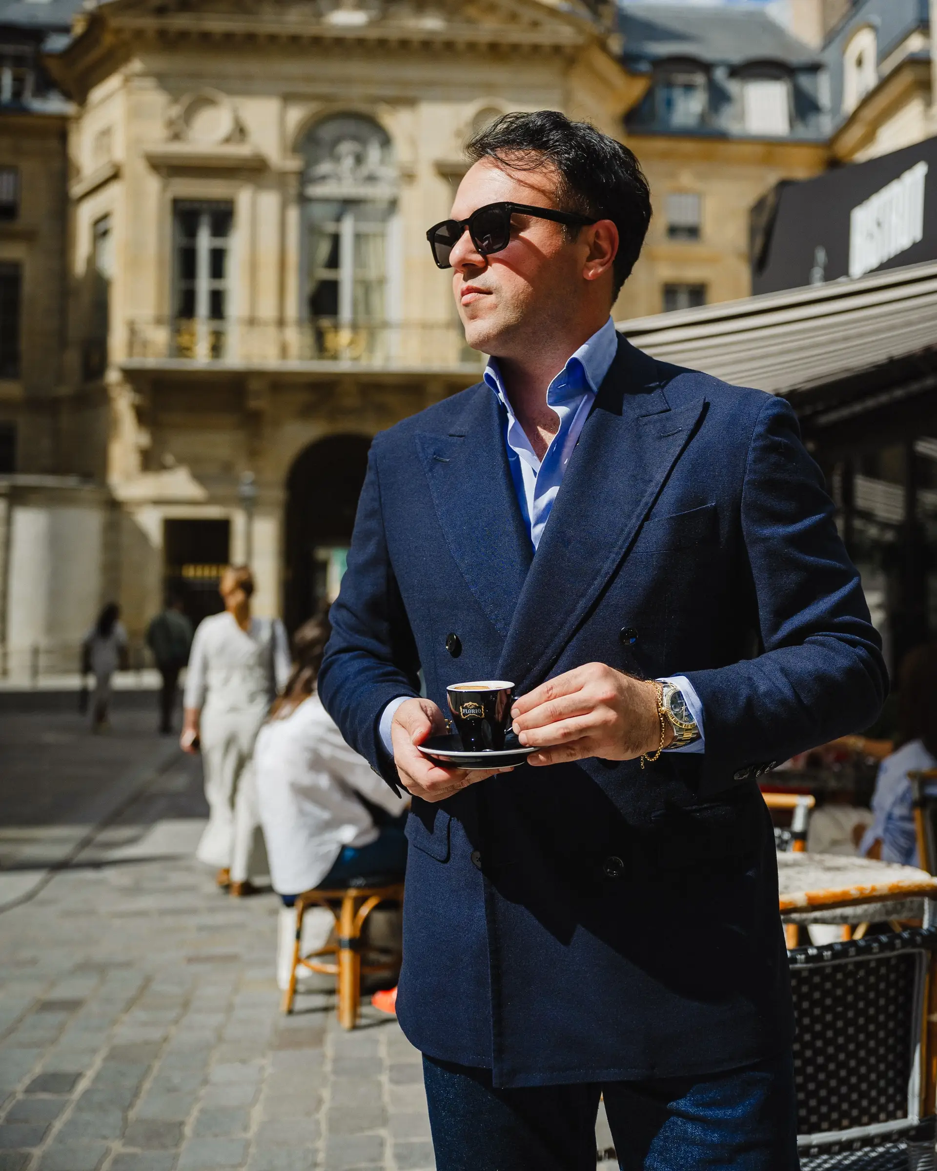 Double breasted colbert op maat van Ettemadis