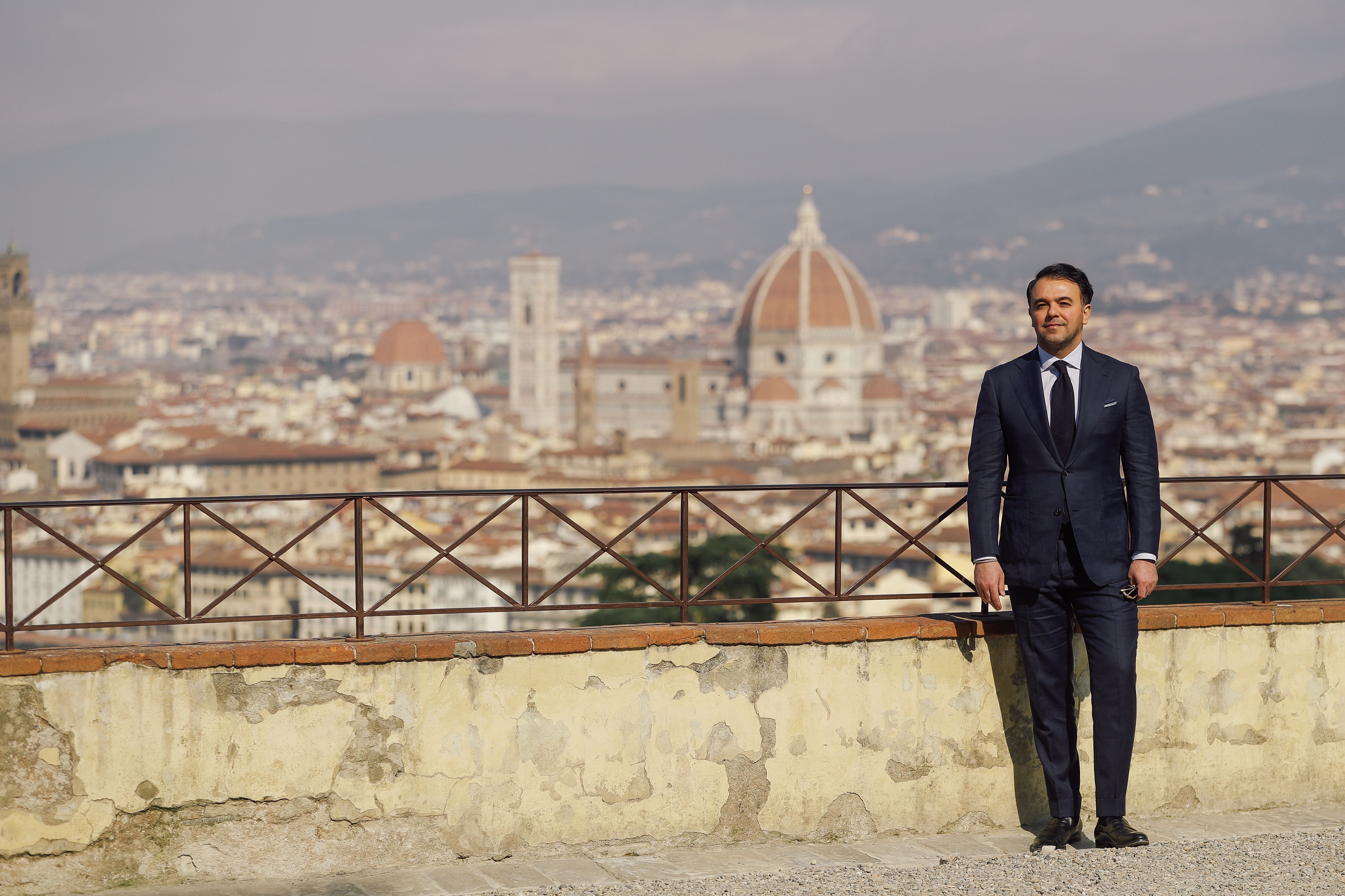 blauw maatpak van Ettemadis