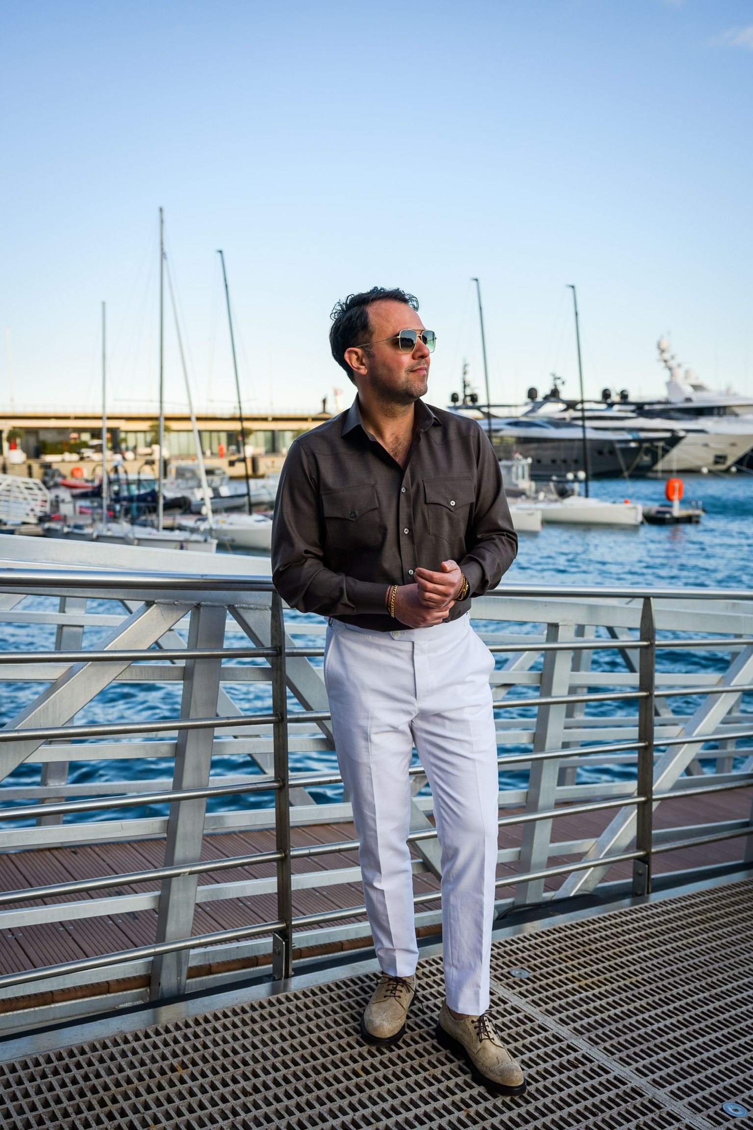 bruin overhemd op maat | Ettemadis Den Haag