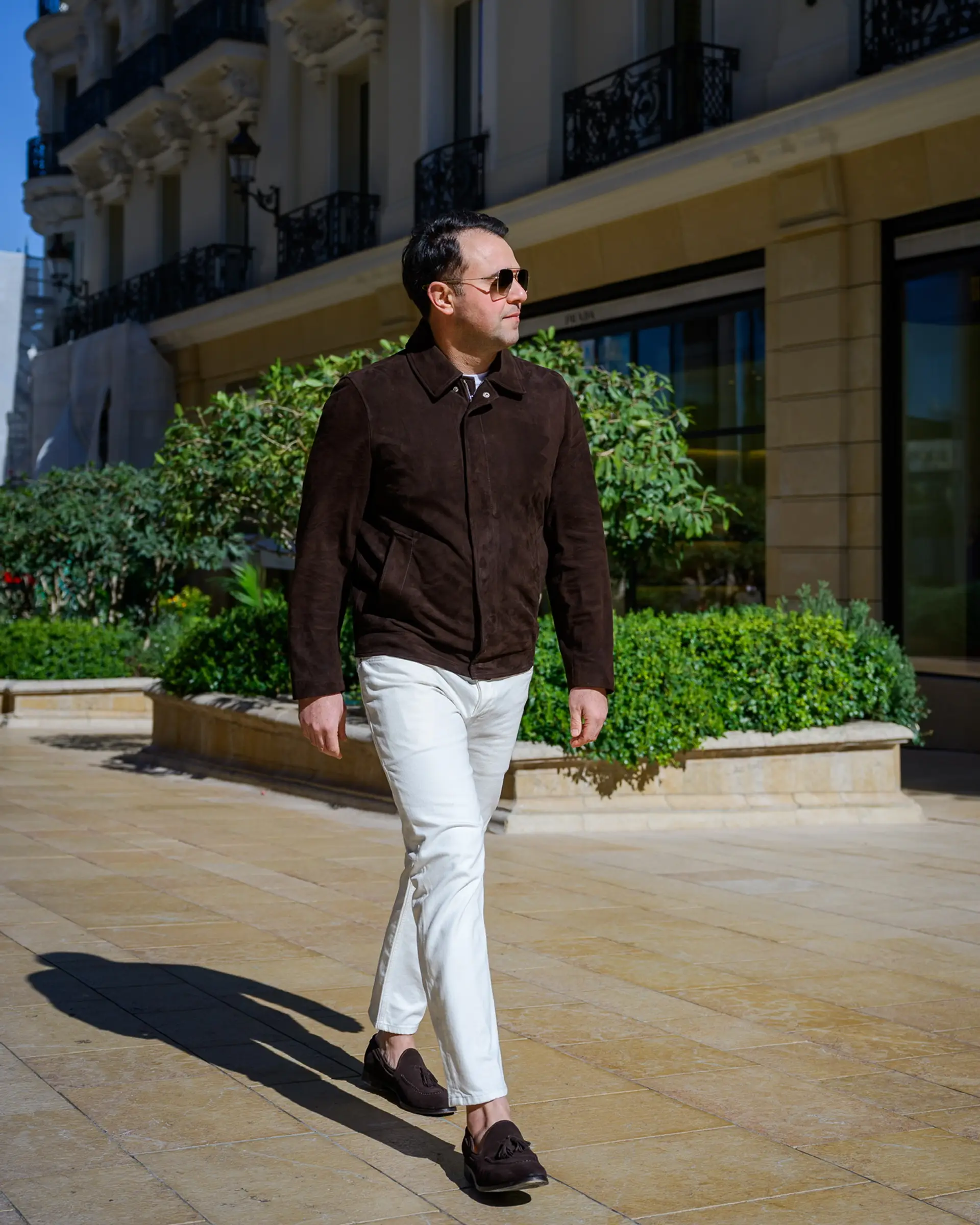 casual chic beige outfit van Amir | Ettemadis