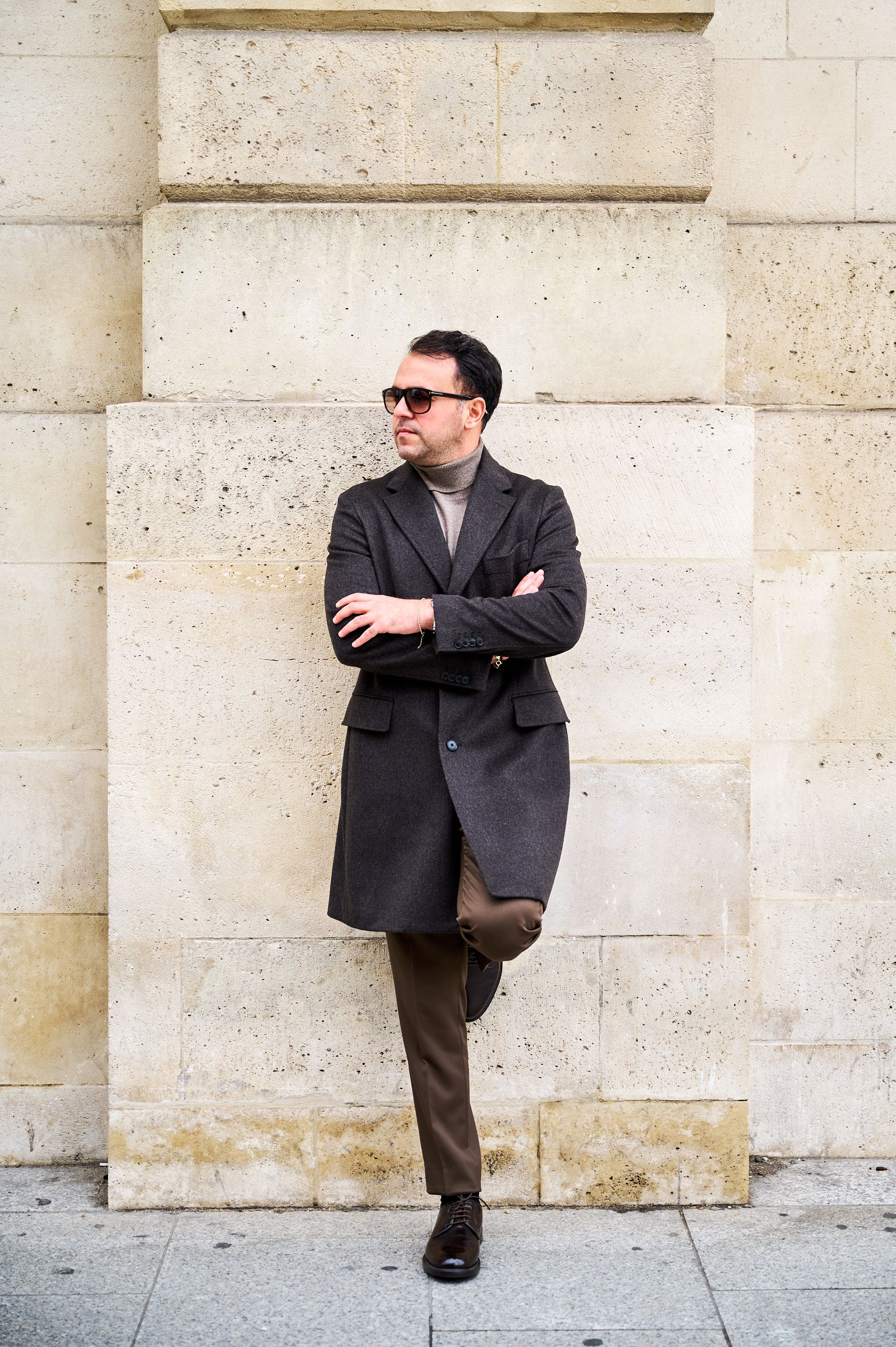 Overcoat van Ettemadis cashmere