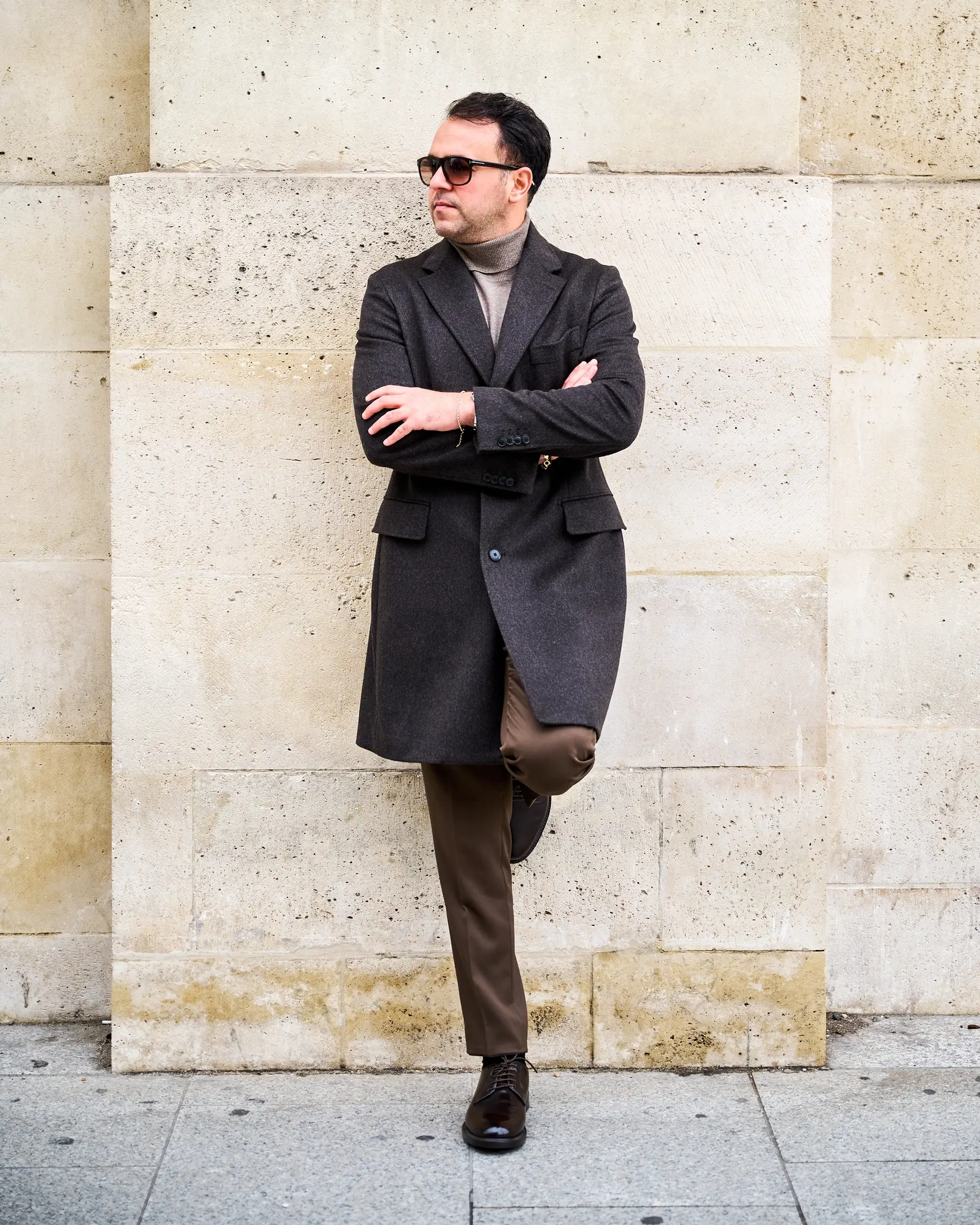 Overcoat van Ettemadis cashmere