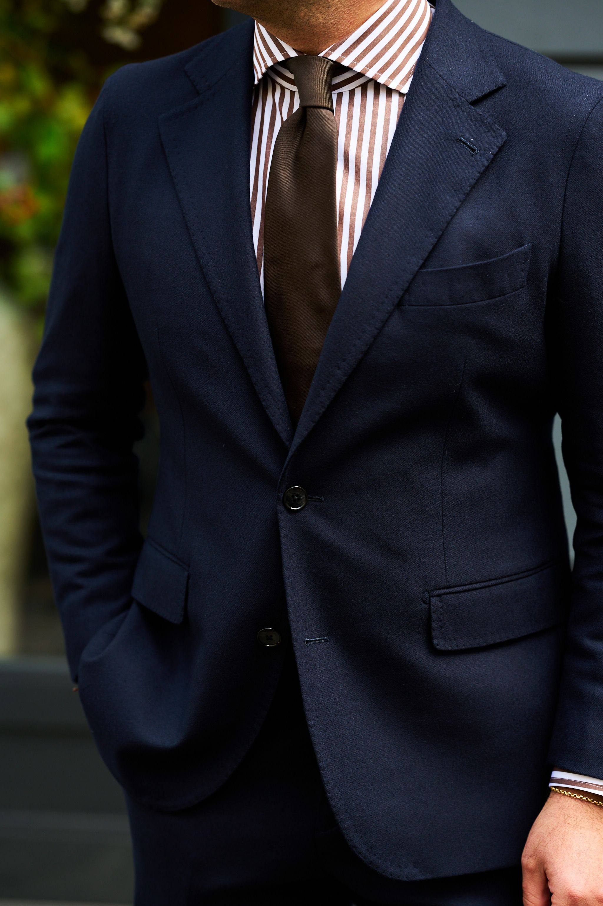 Blauw maatpak van Ettemadis Fall Winter 2024