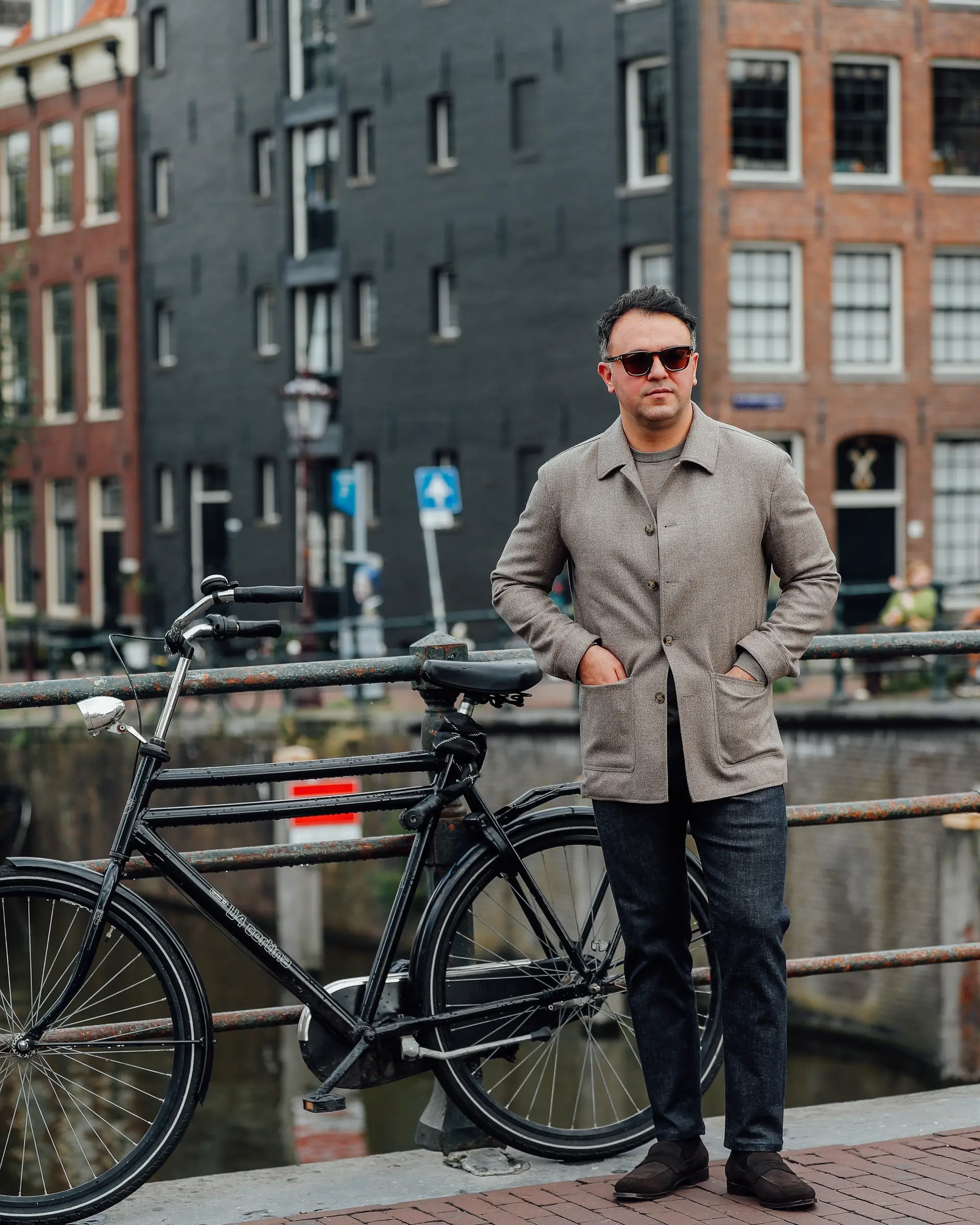 Shirt jacket maatkleding van Ettemadis in Den Haag