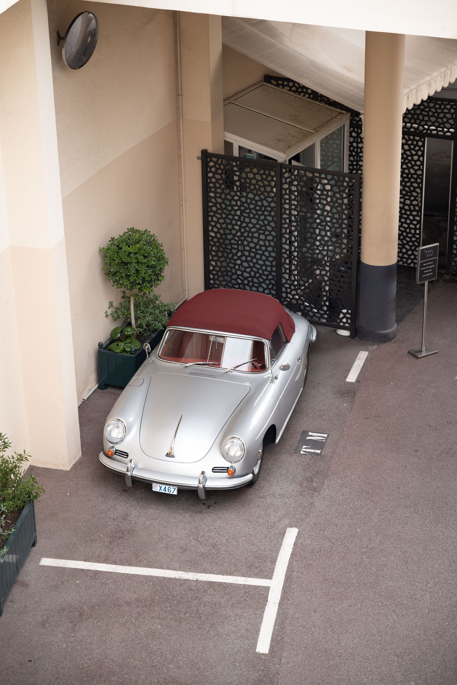Klassieke Porsche in Monaco