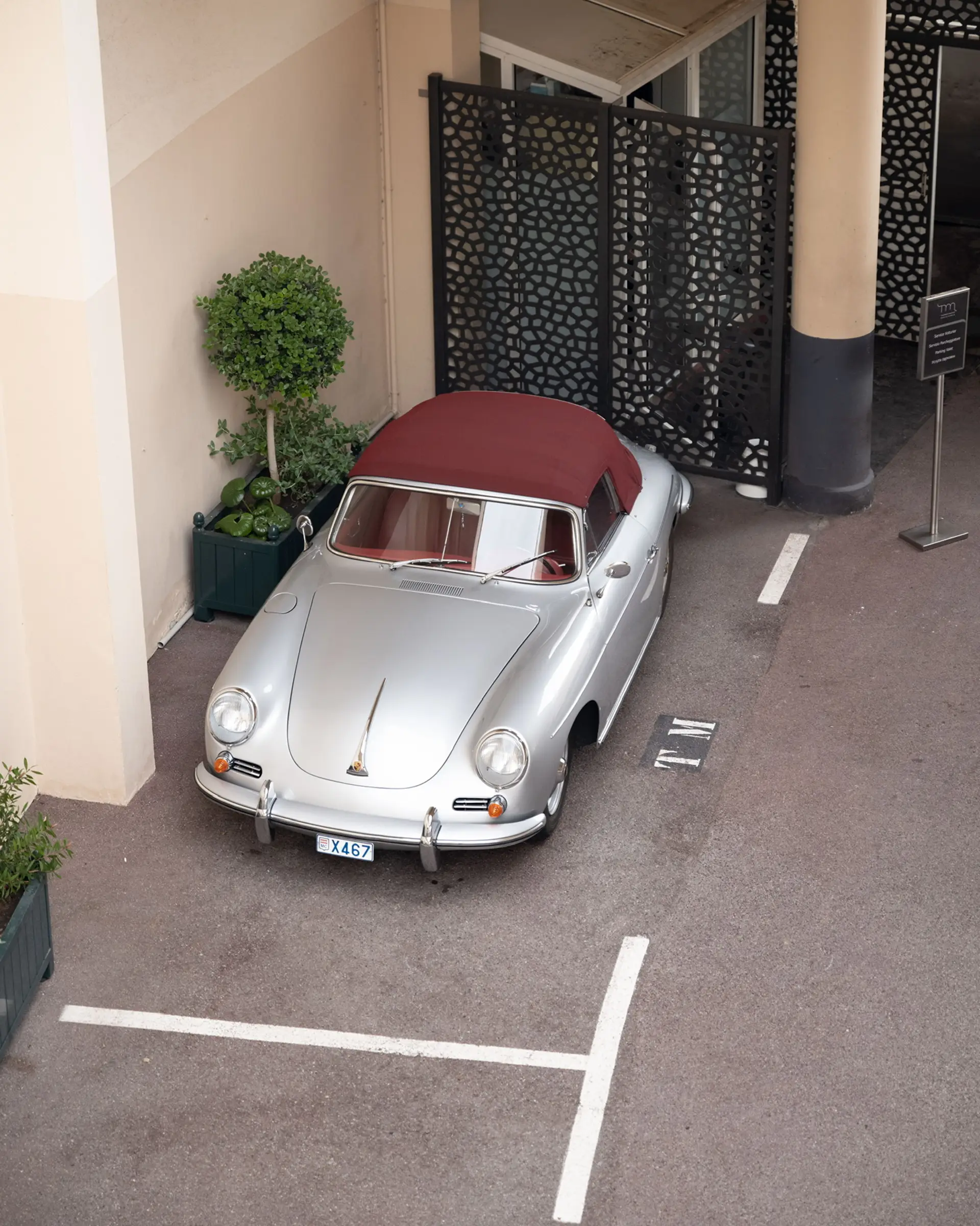 Klassieke Porsche in Monaco