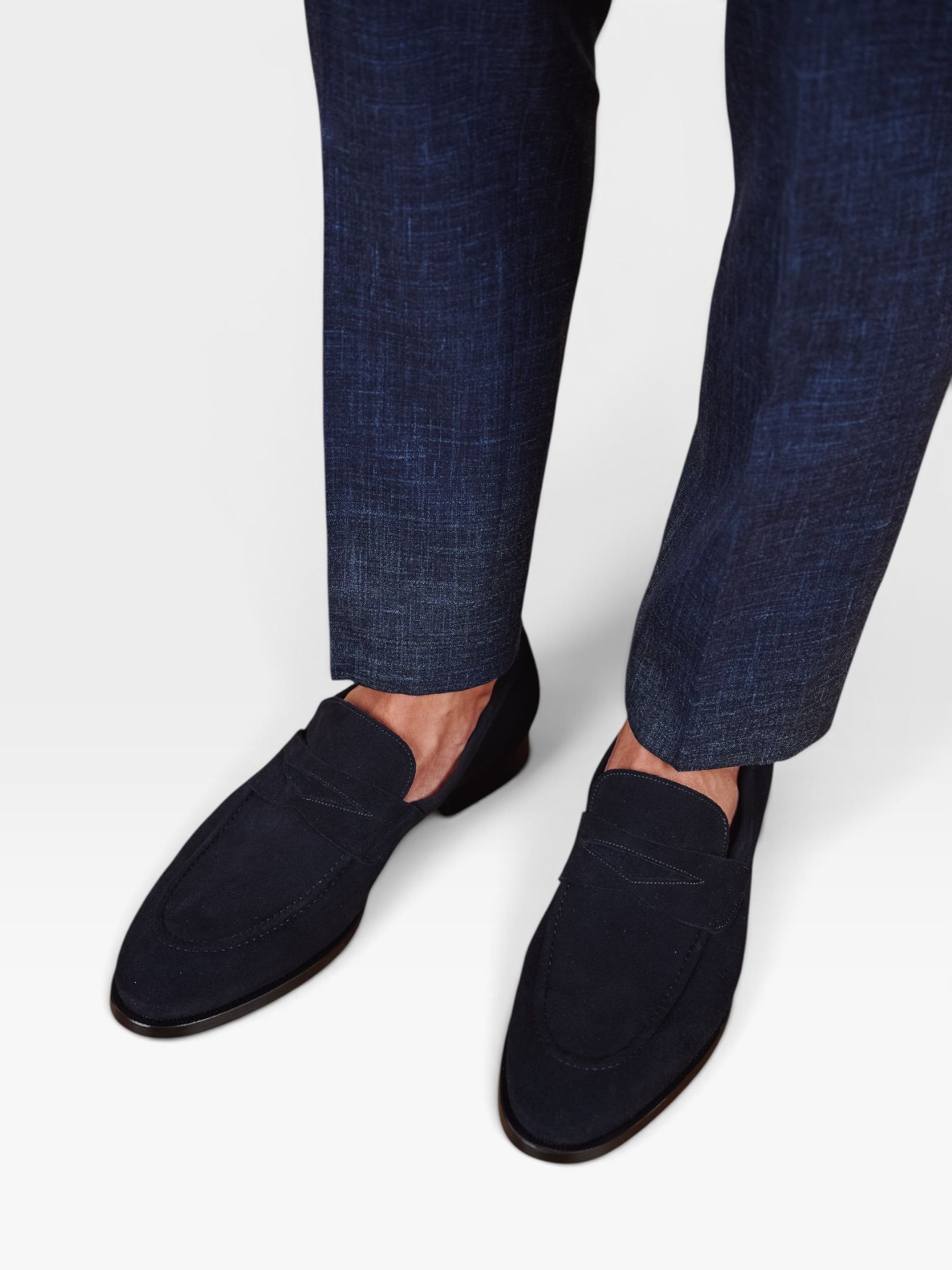Donkerblauwe loafers van Ettemadis