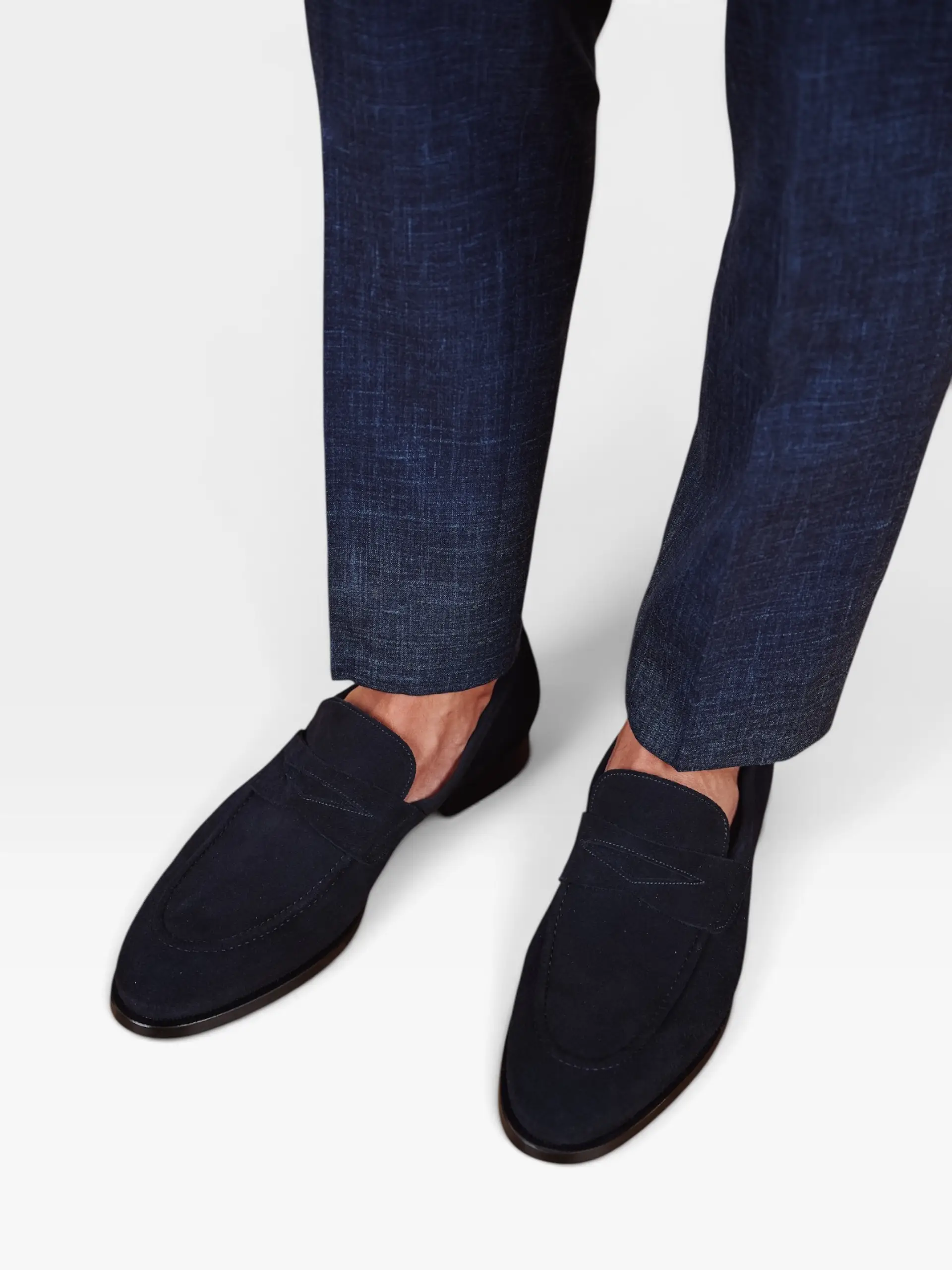 Donkerblauwe loafers van Ettemadis