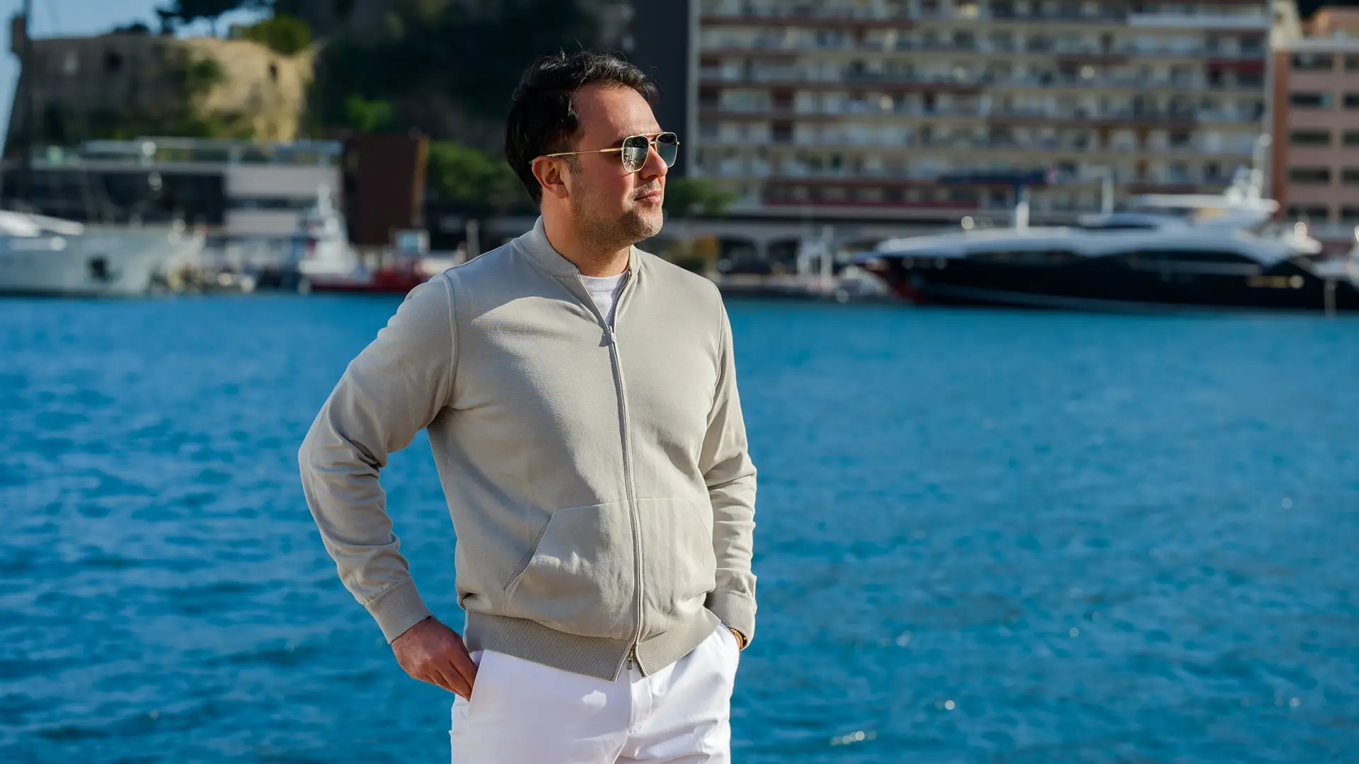 Beige vest knitwear van Ettemadis