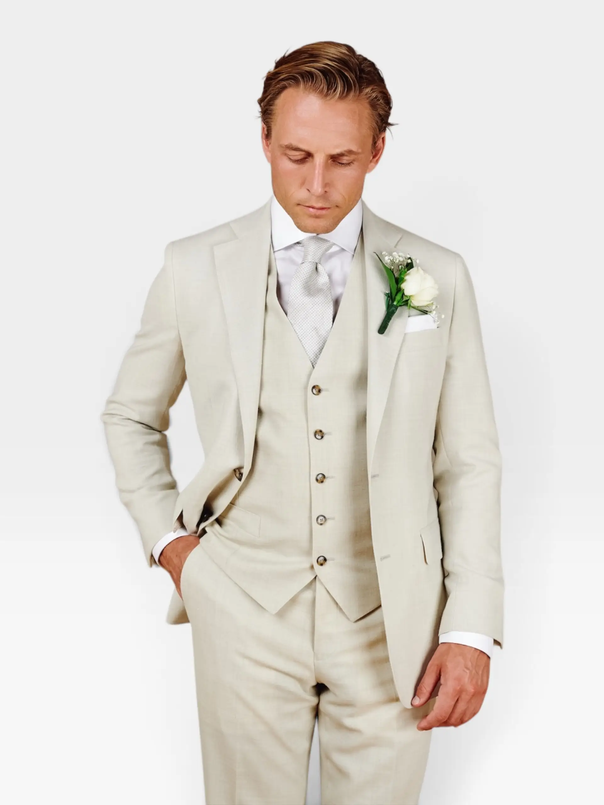 Beige vest van Ettemadis