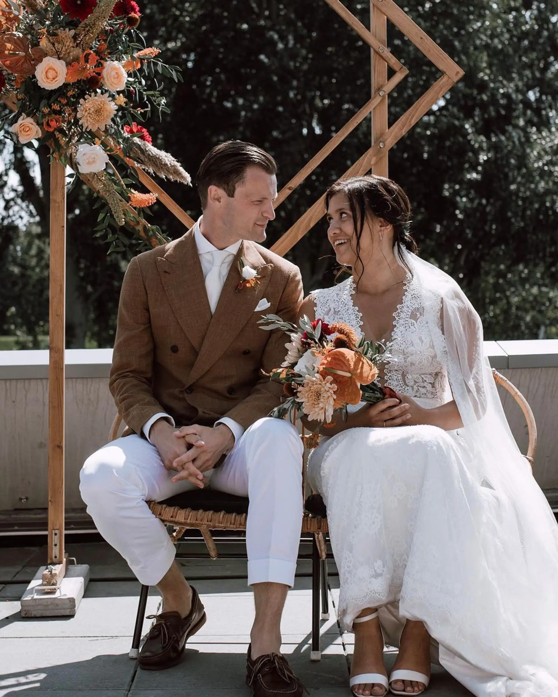 Casual trouwpak van Ettemadis