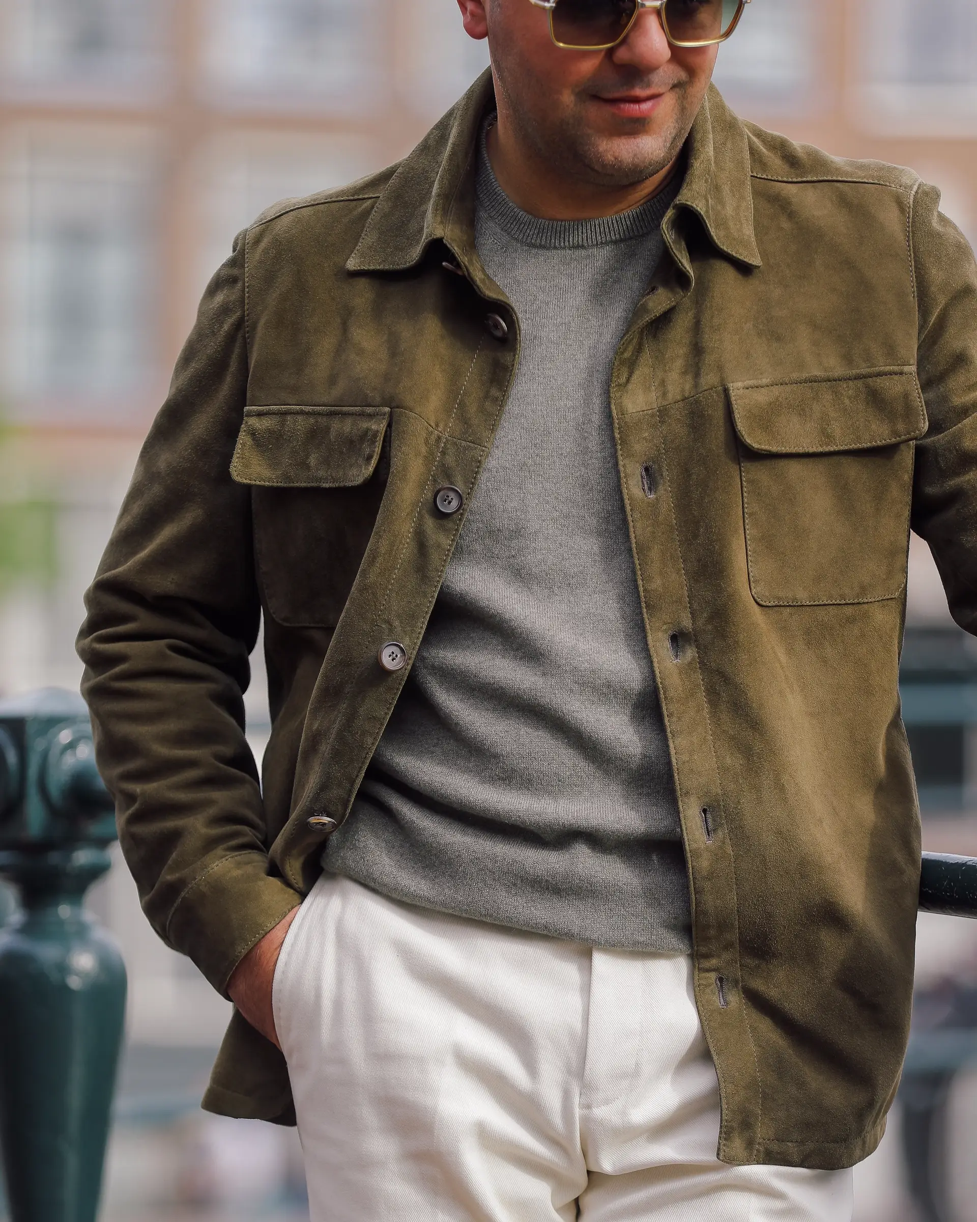 grijze knitwear op maat