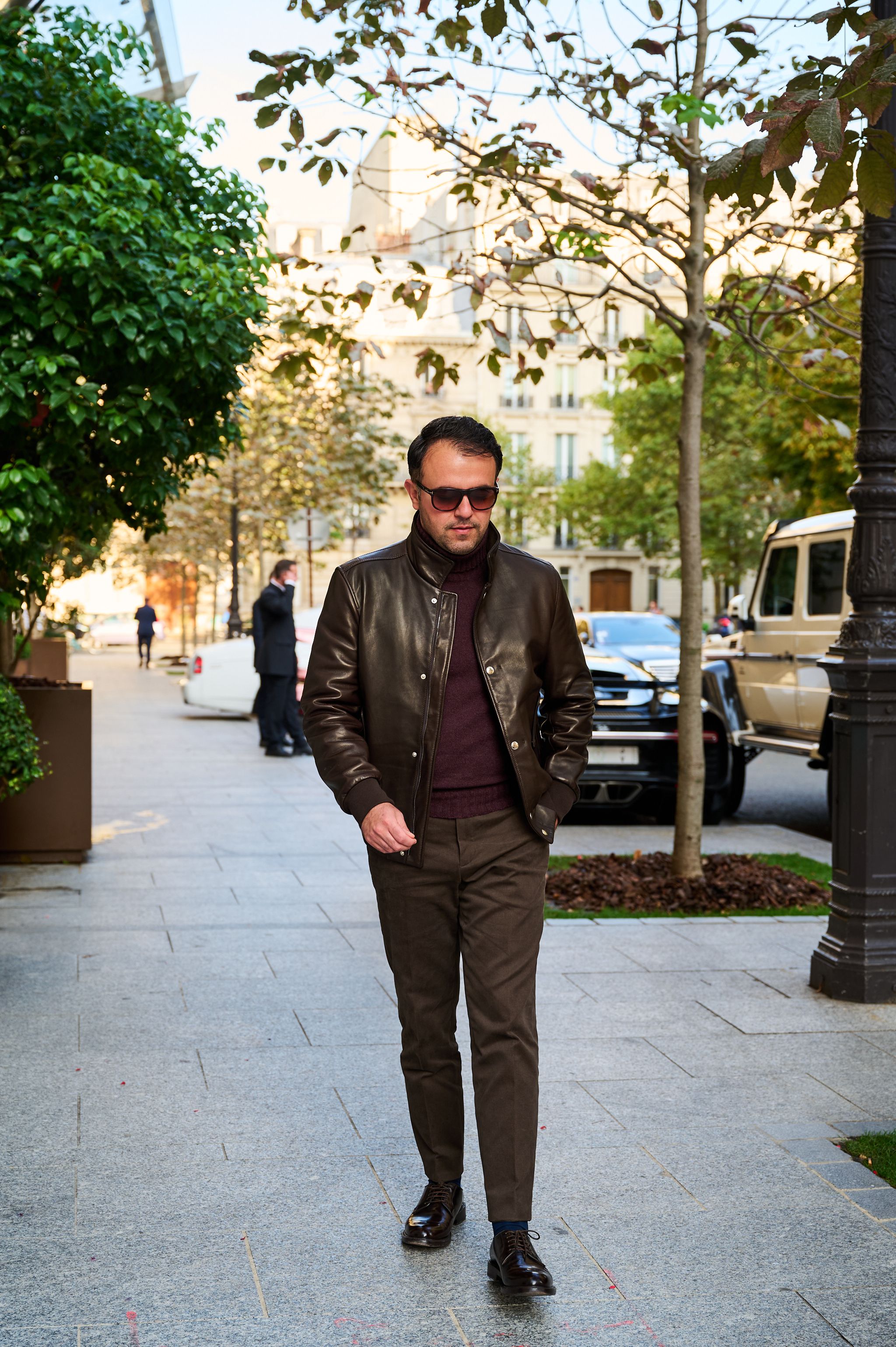 Suede leren jas van Ettemadis