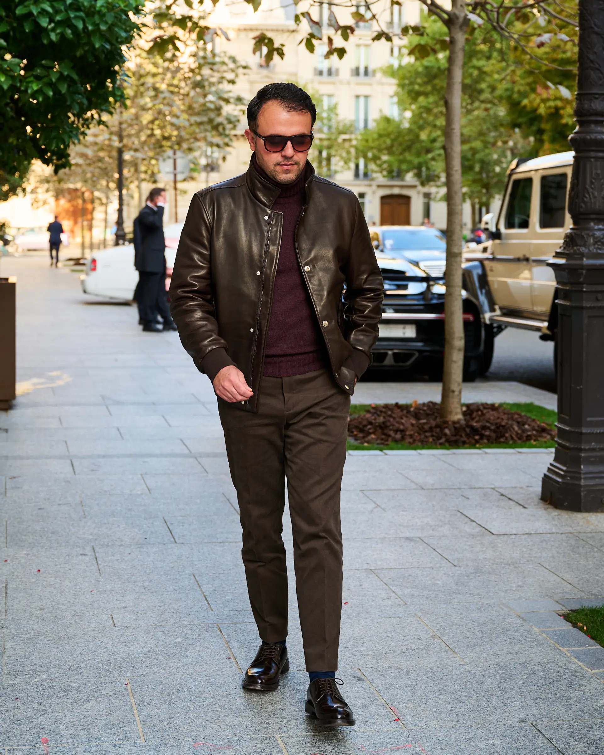 Suede leren jas van Ettemadis