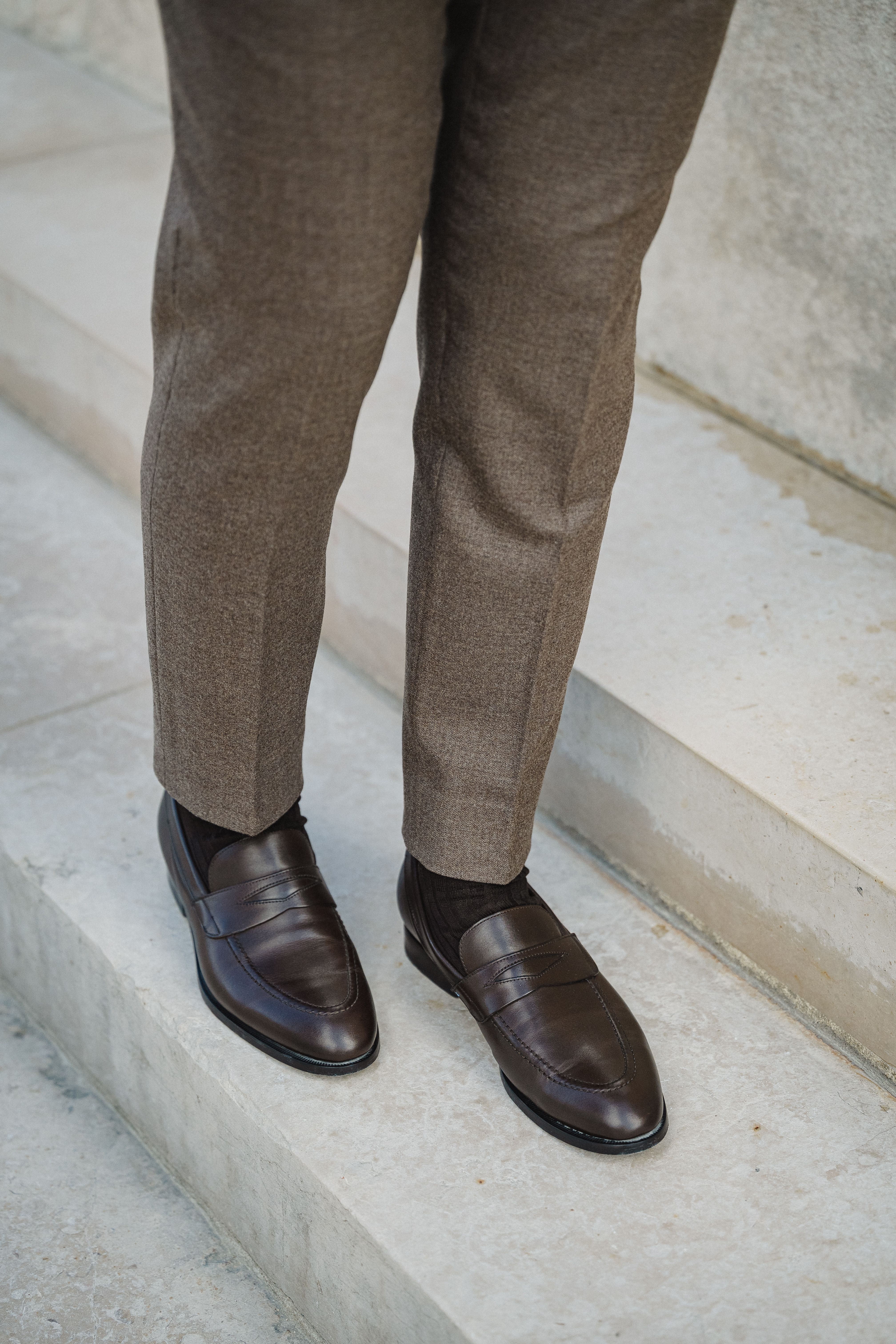 leren loafers van etemadis