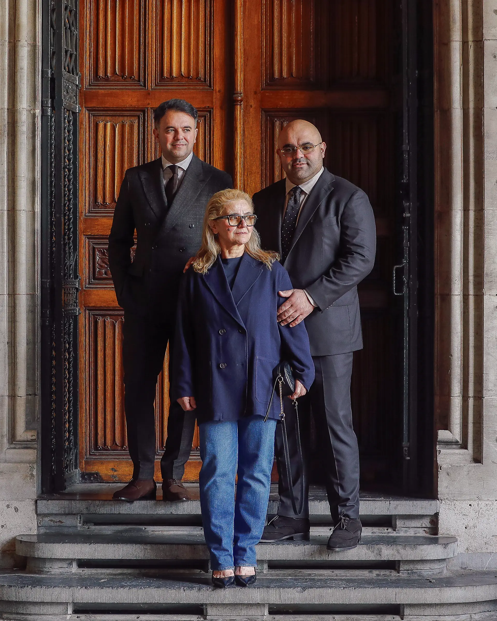 Amir, Arjan en mama in Amsterdam voor herfst en winter collectie 2026