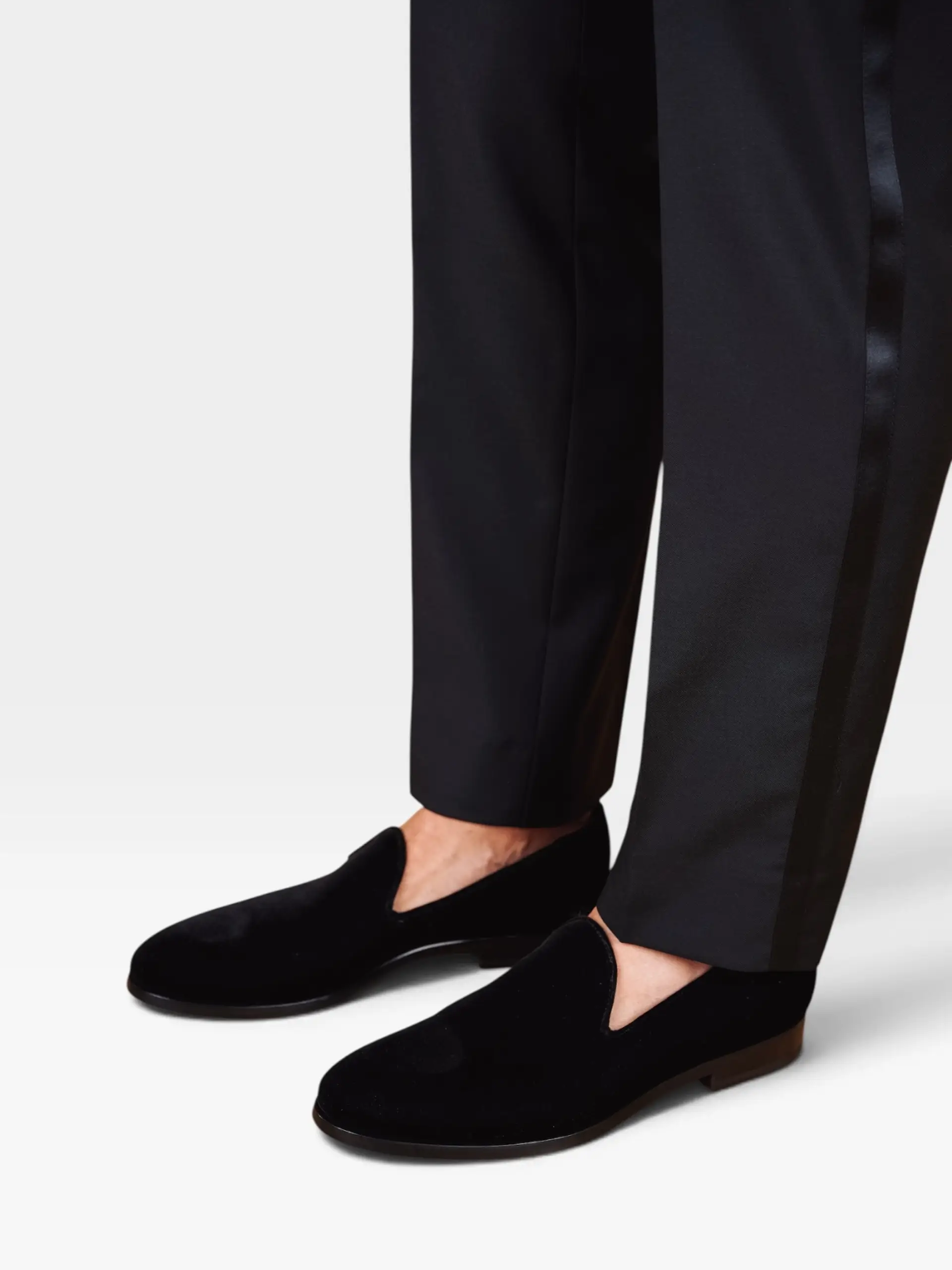 velvet loafers smoking