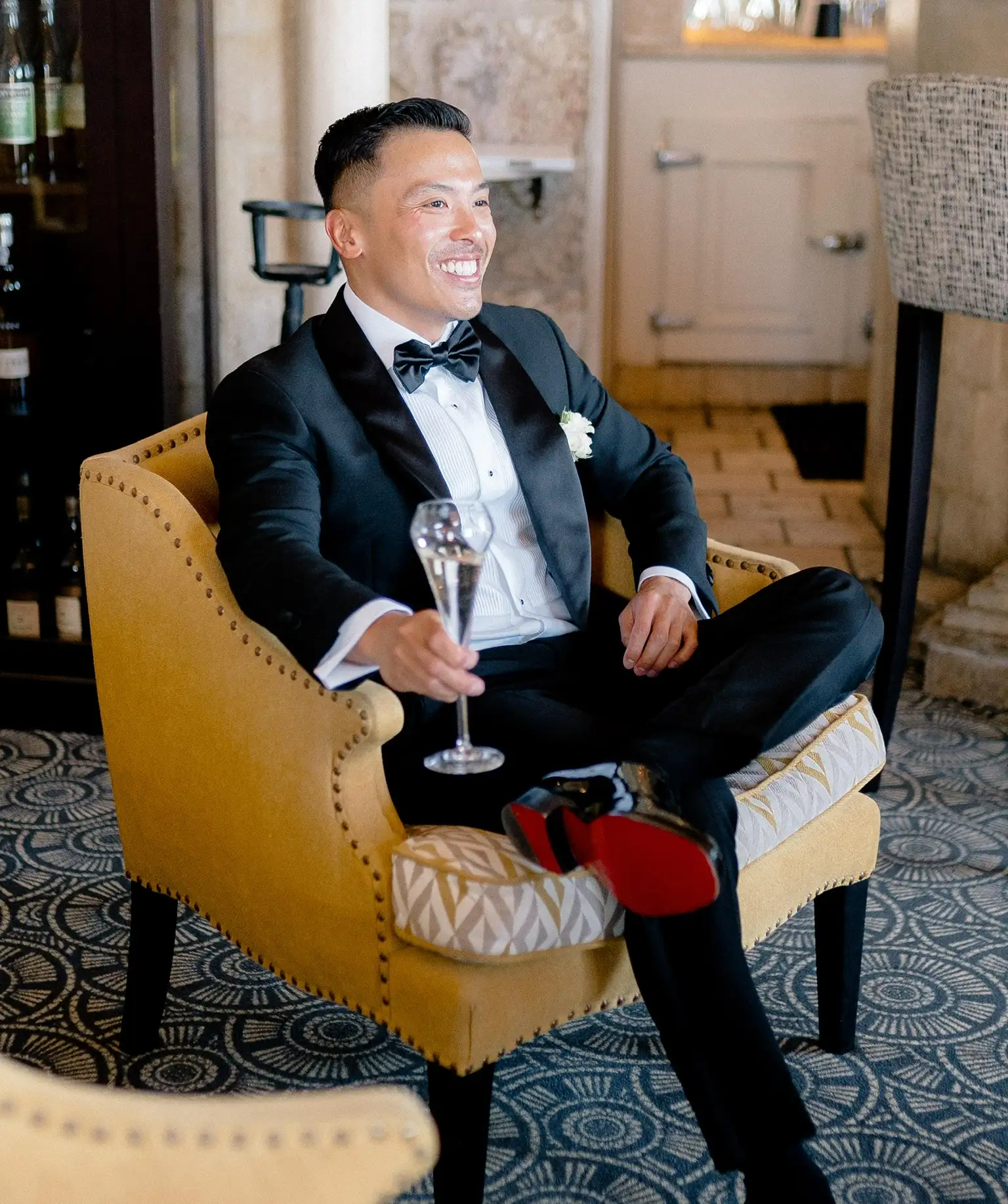 Zwarte klassieke smoking op maat van Ettemadis