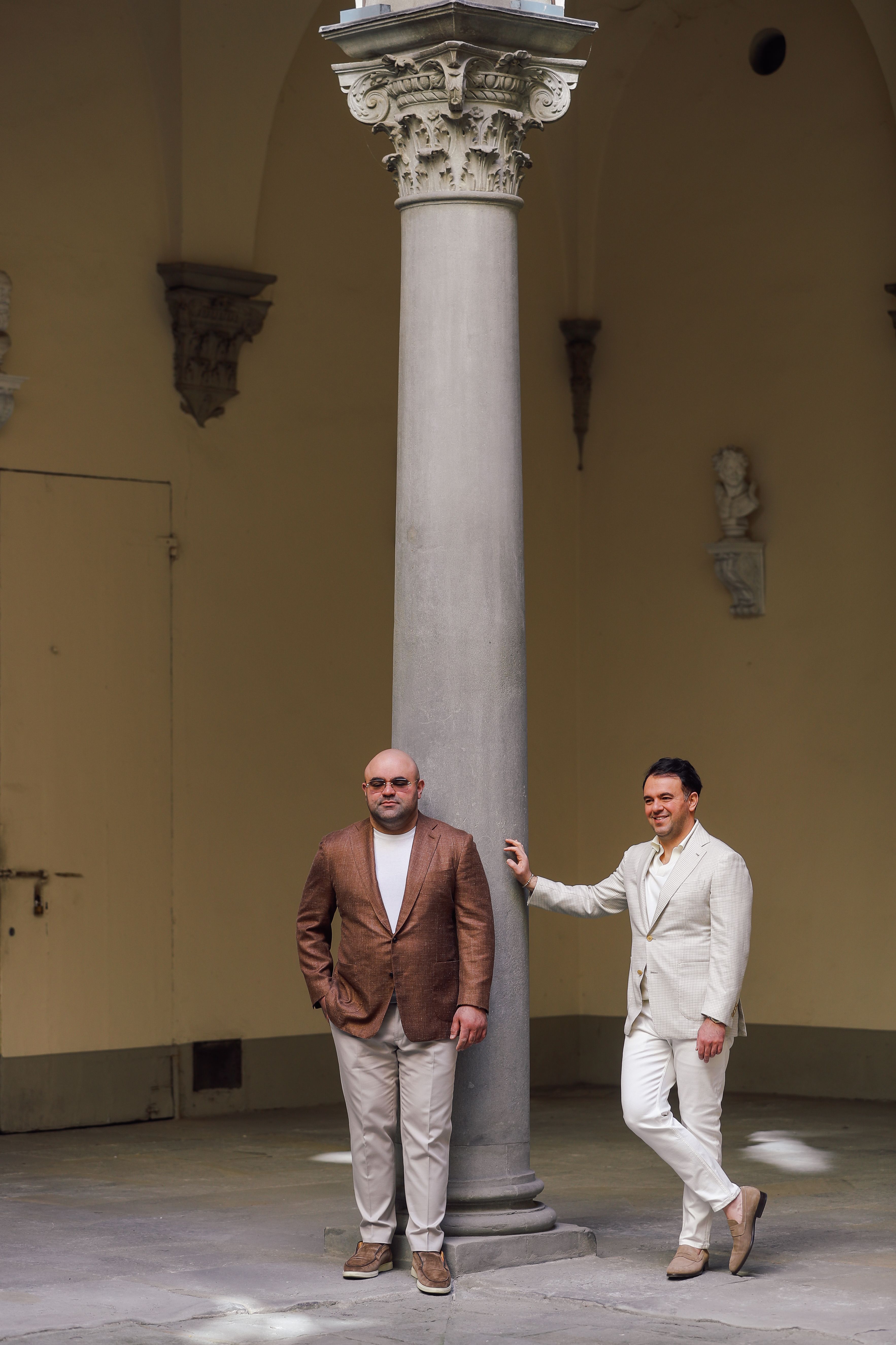 Pied-de-poule blazer van Ettemadis in Florence