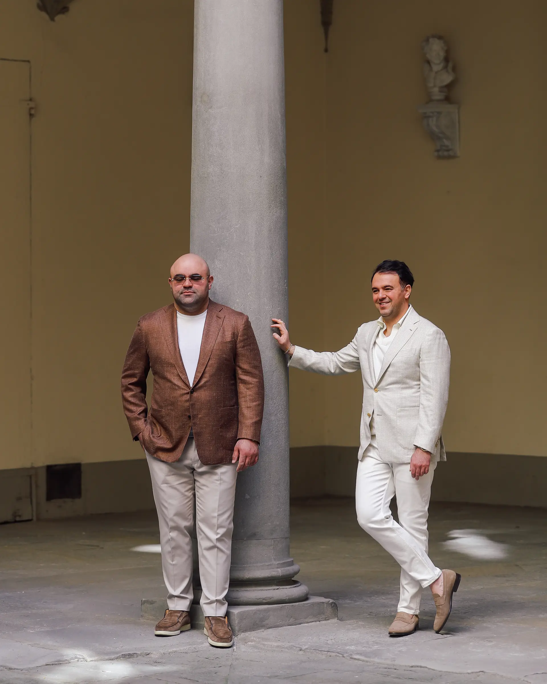 Pied-de-poule blazer van Ettemadis in Florence