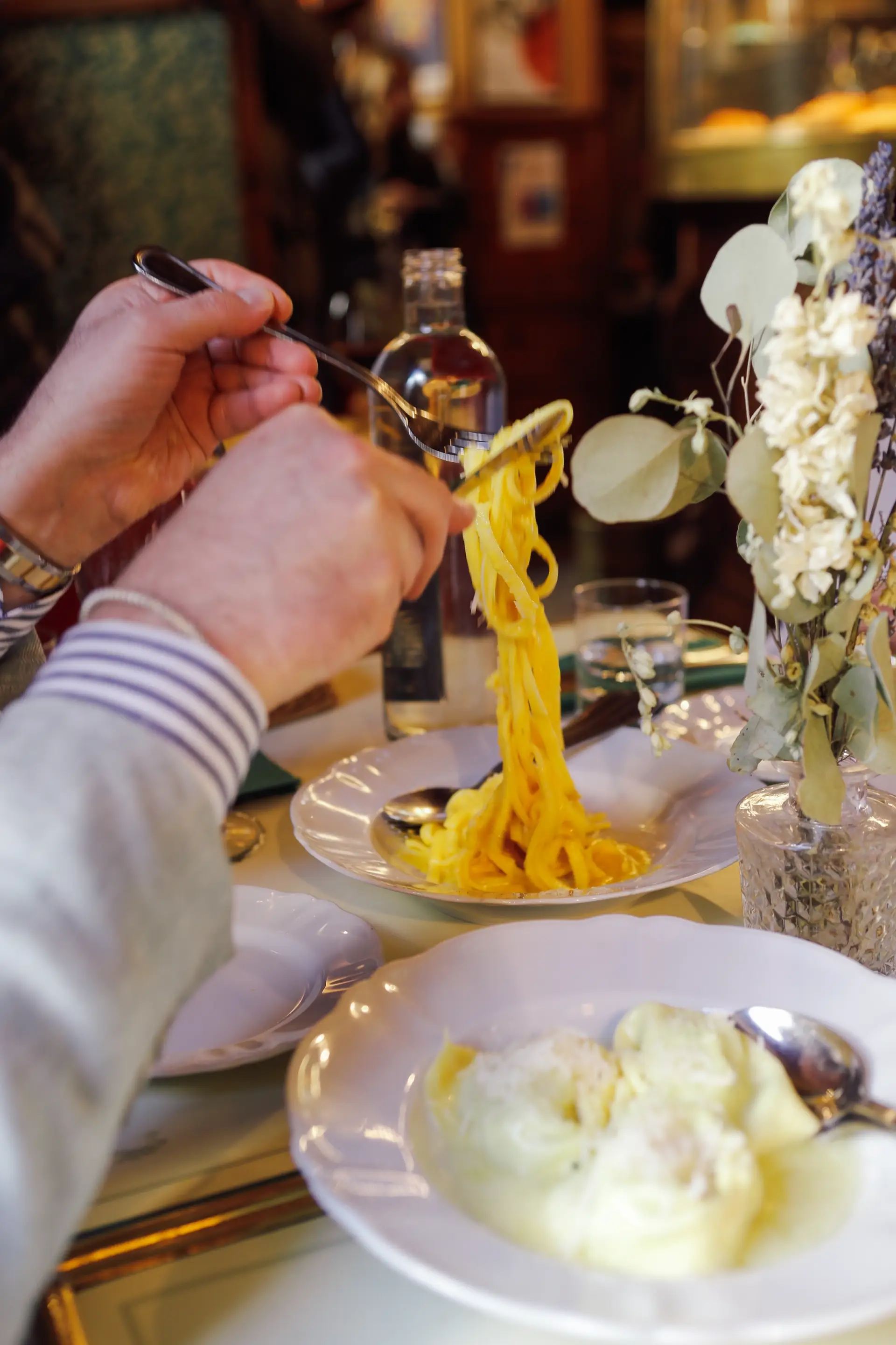 Pasta in eten in Florence