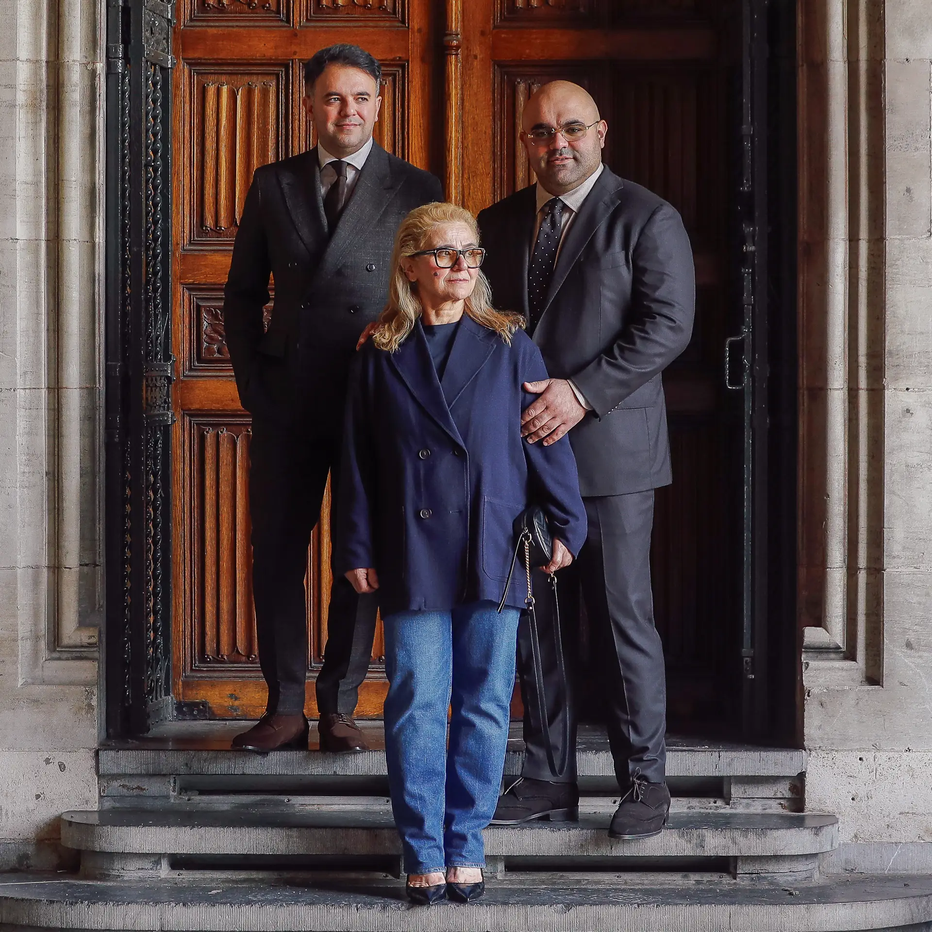 Amir, Arjan en mama in Amsterdam voor herfst en winter collectie 2026