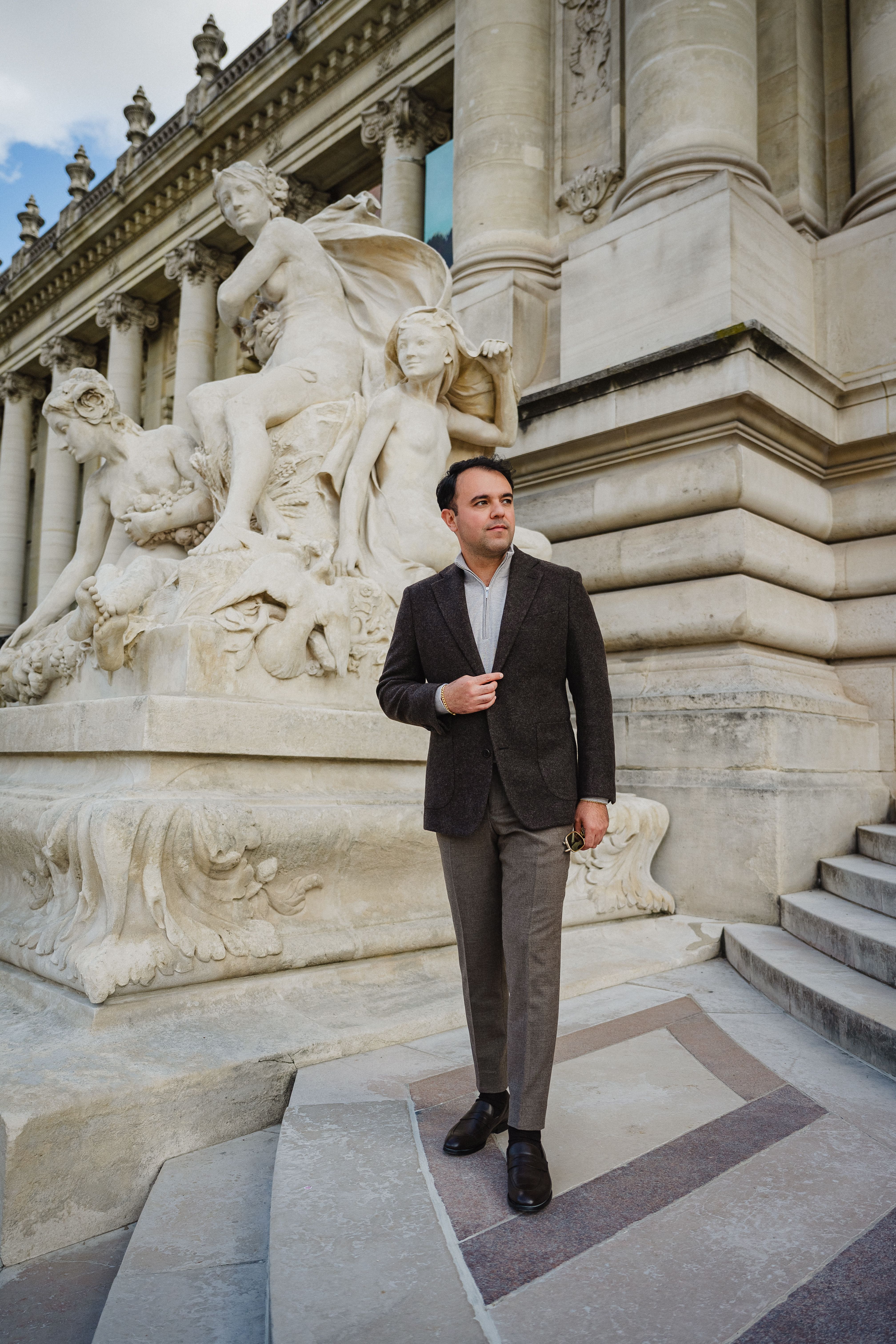 Bruin colbert op maat | Ettemadis