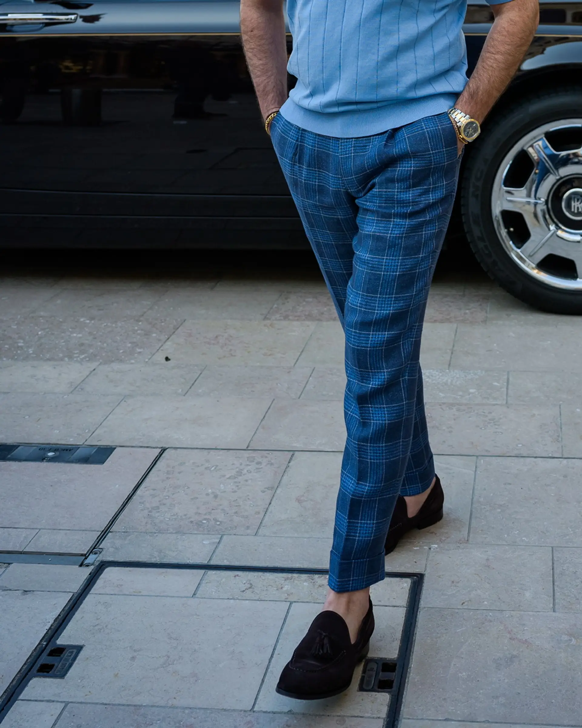 Grijze broek op maat