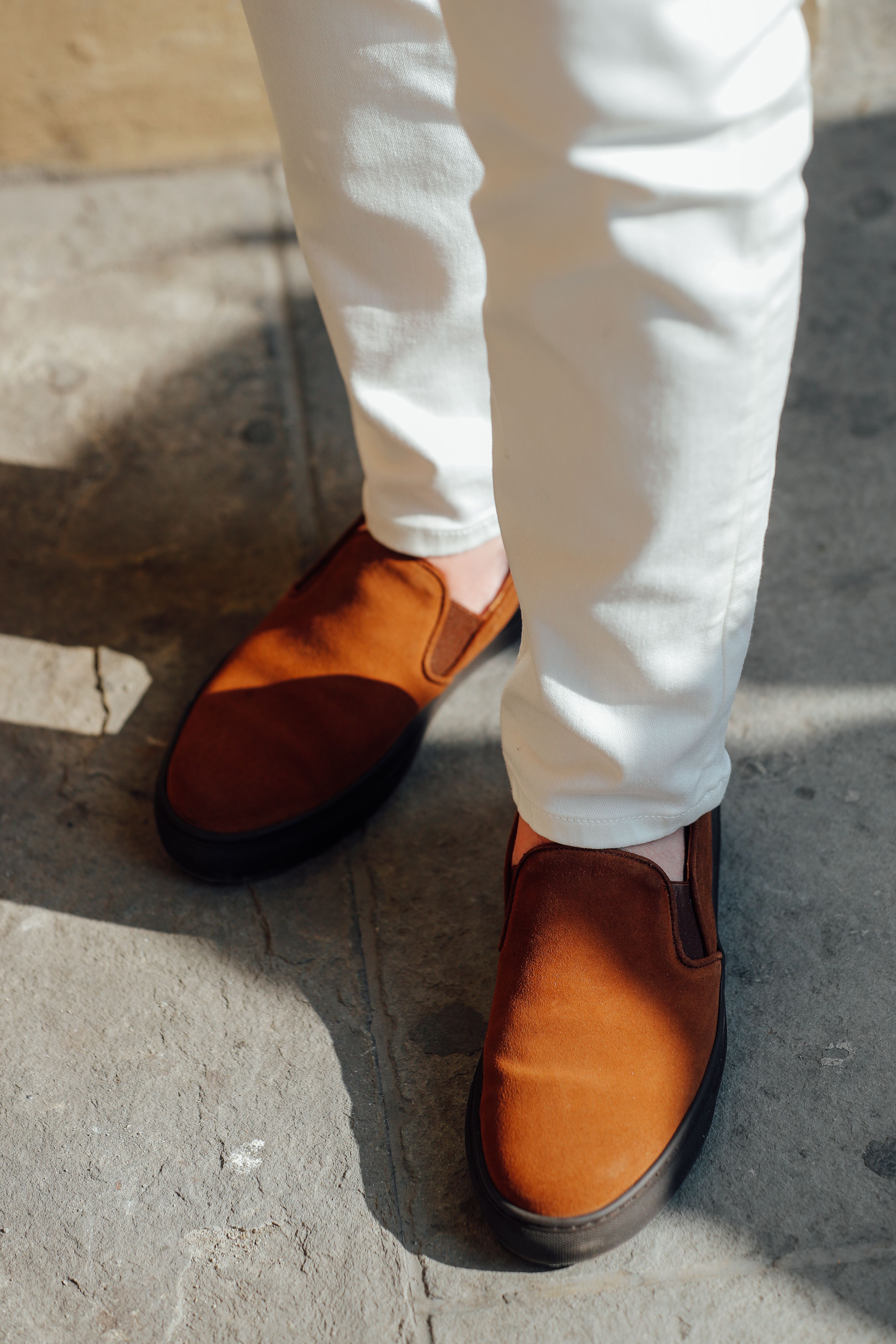 Suede sneakers op maat van Ettemadis