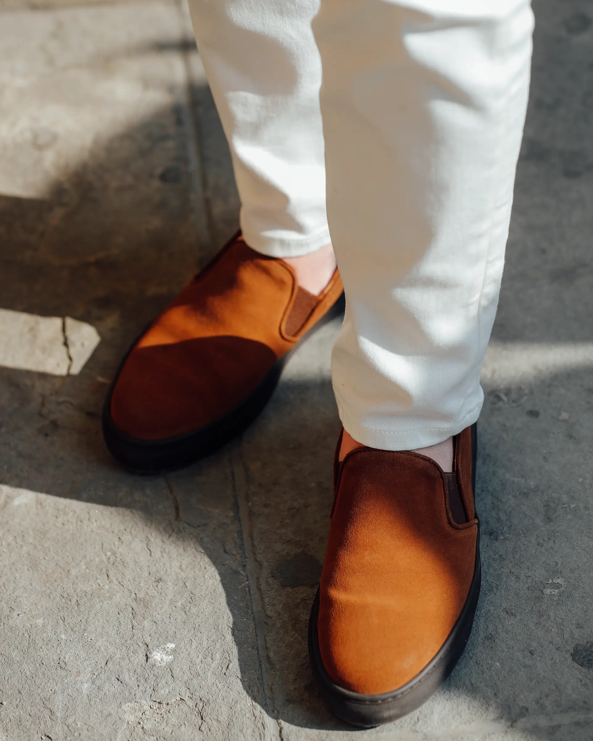 Suede sneakers op maat van Ettemadis