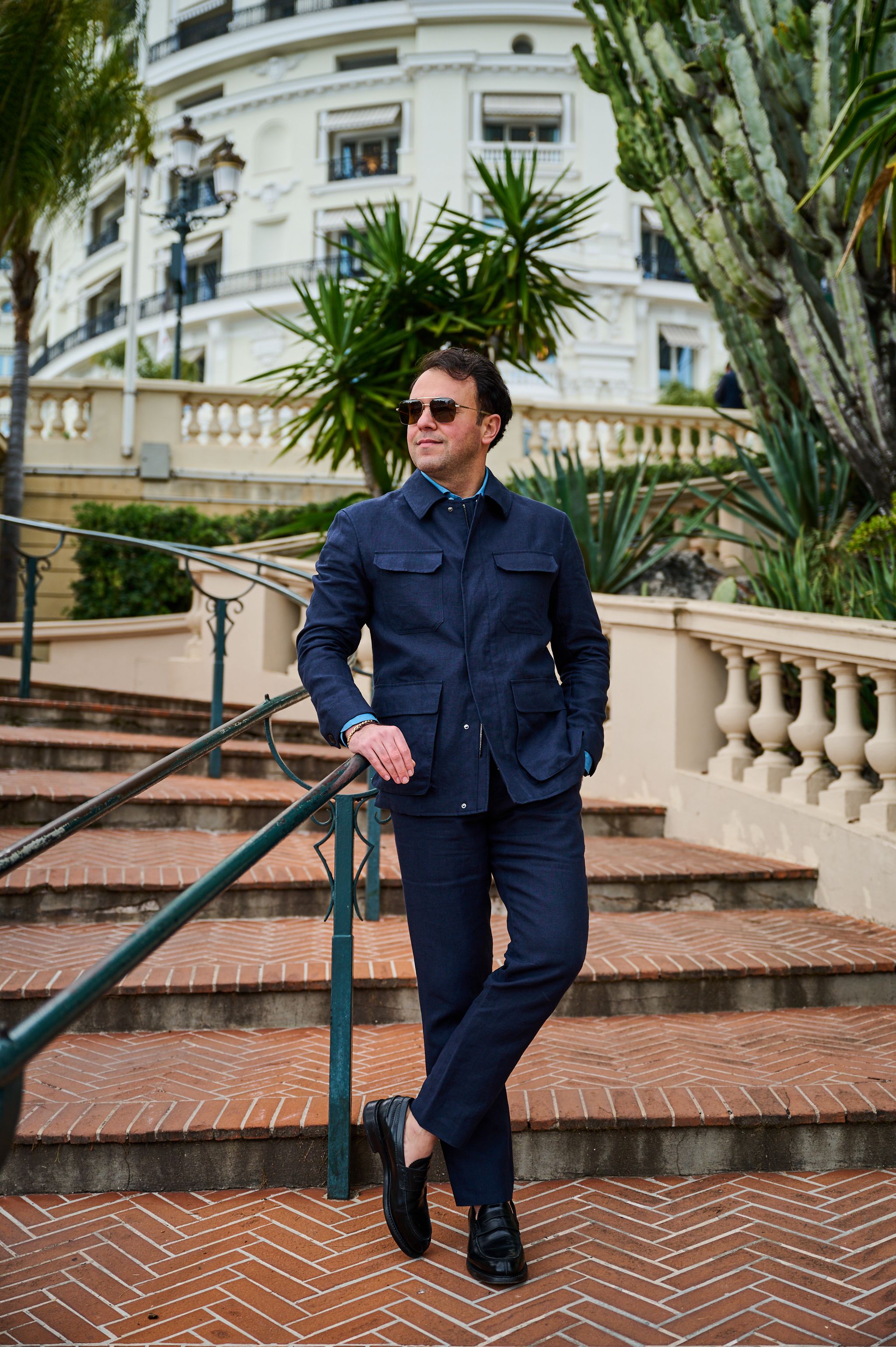 Shirt jacket gevoerd van Ettemadis op maat