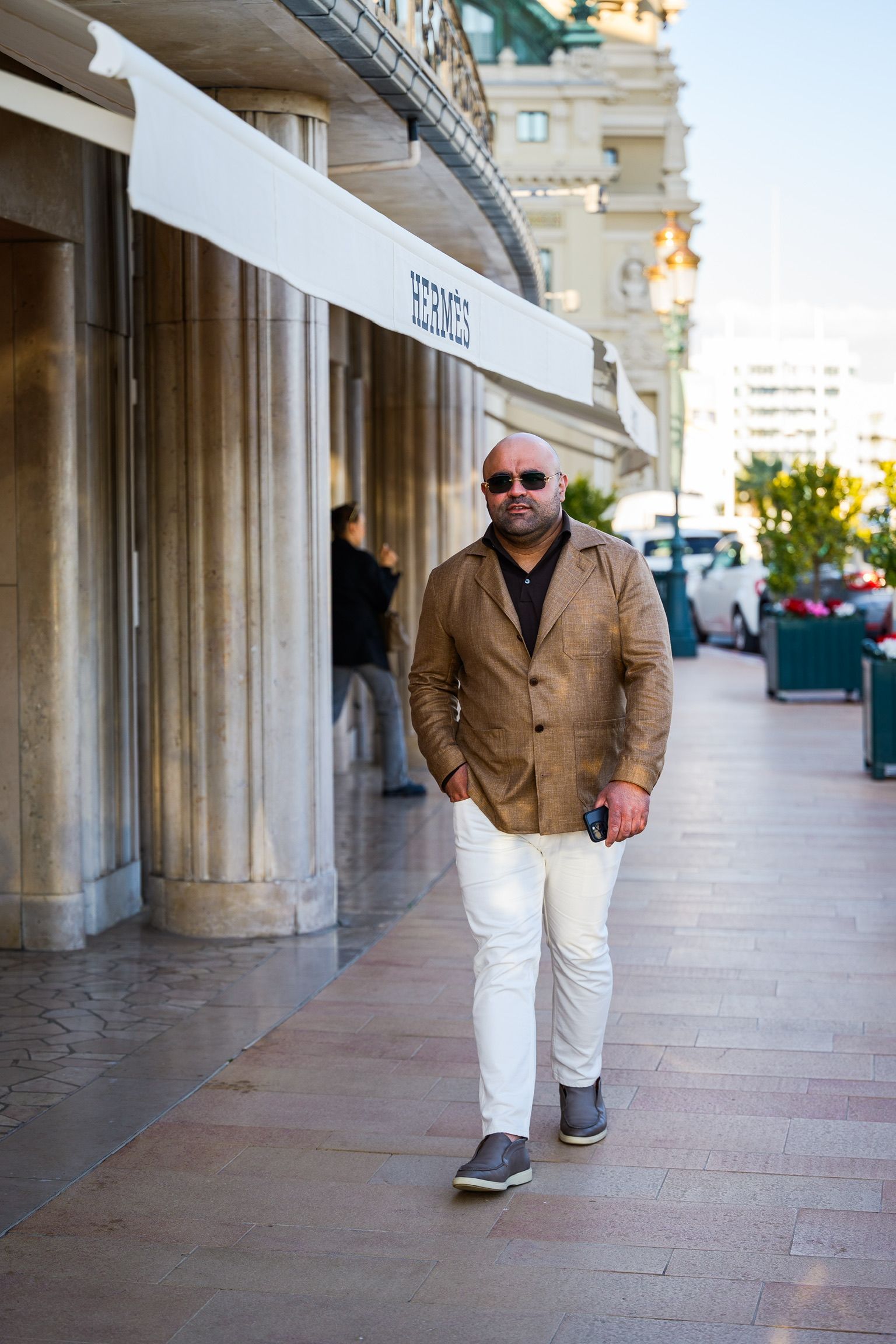 Tobacco overshirt jacket op maat van Ettemadis