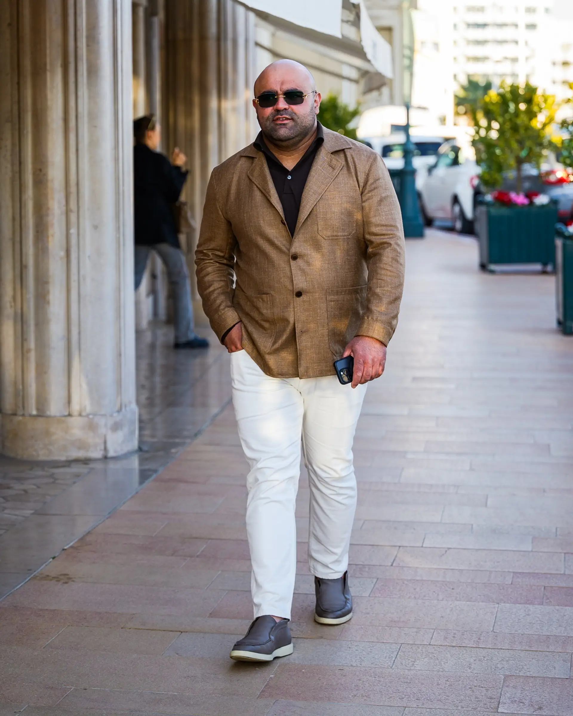 Tobacco overshirt jacket op maat van Ettemadis