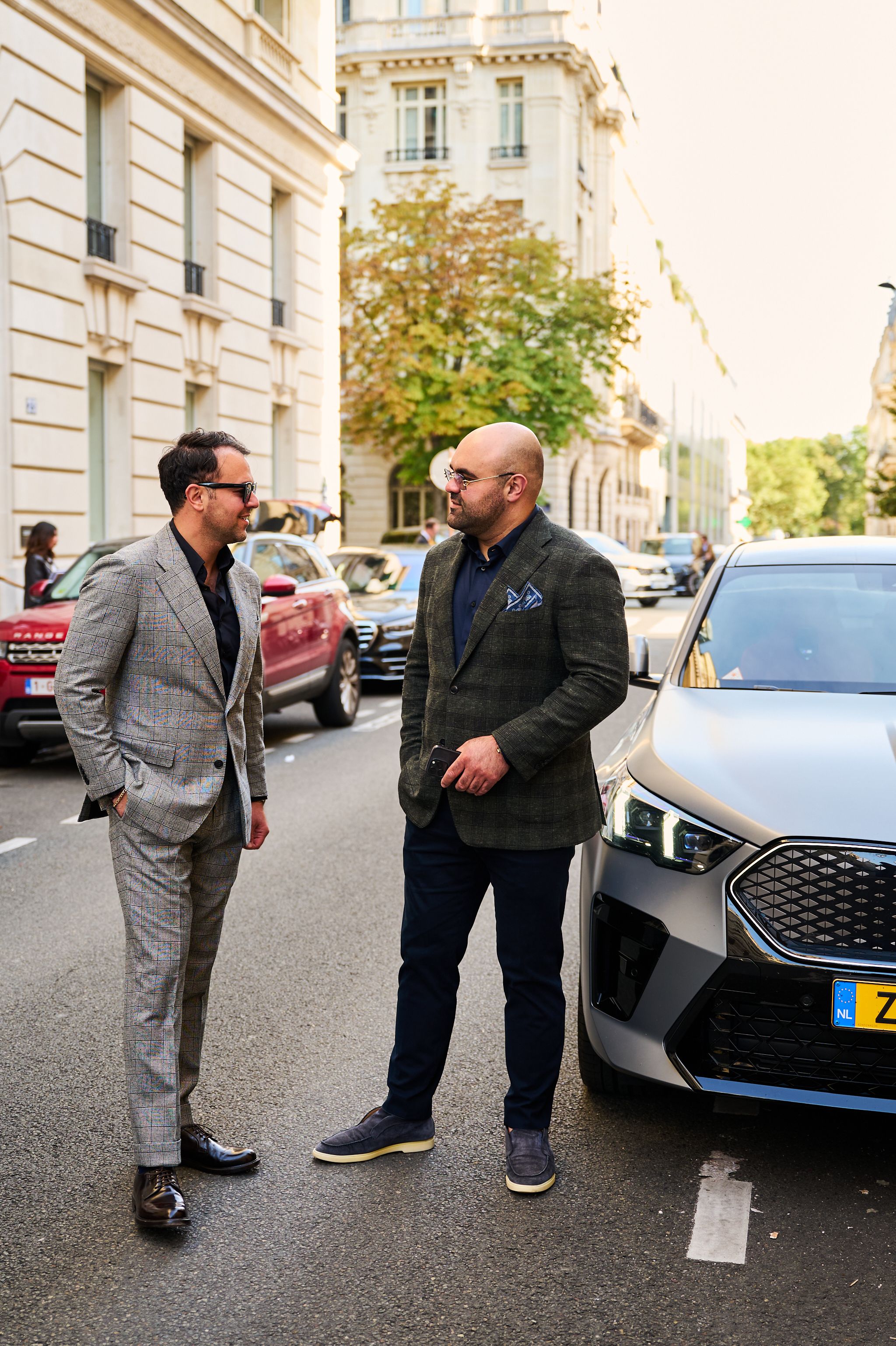 Arjan en Amir Etemadi in Parijs