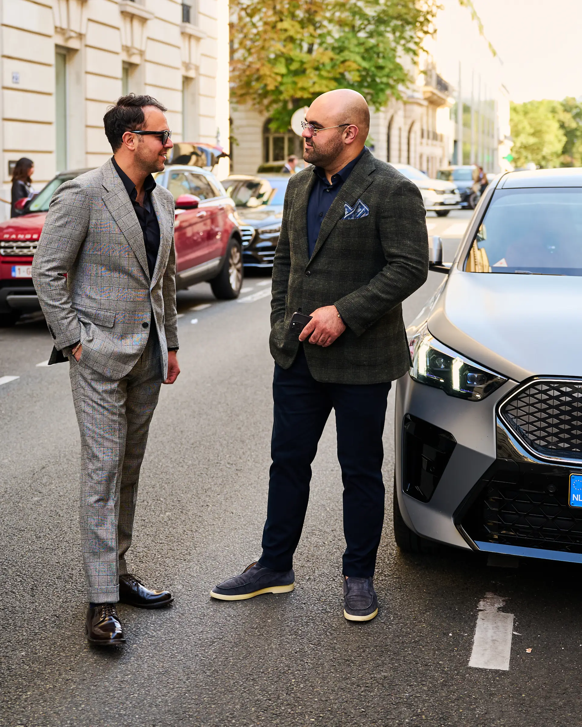 Arjan en Amir Etemadi in Parijs