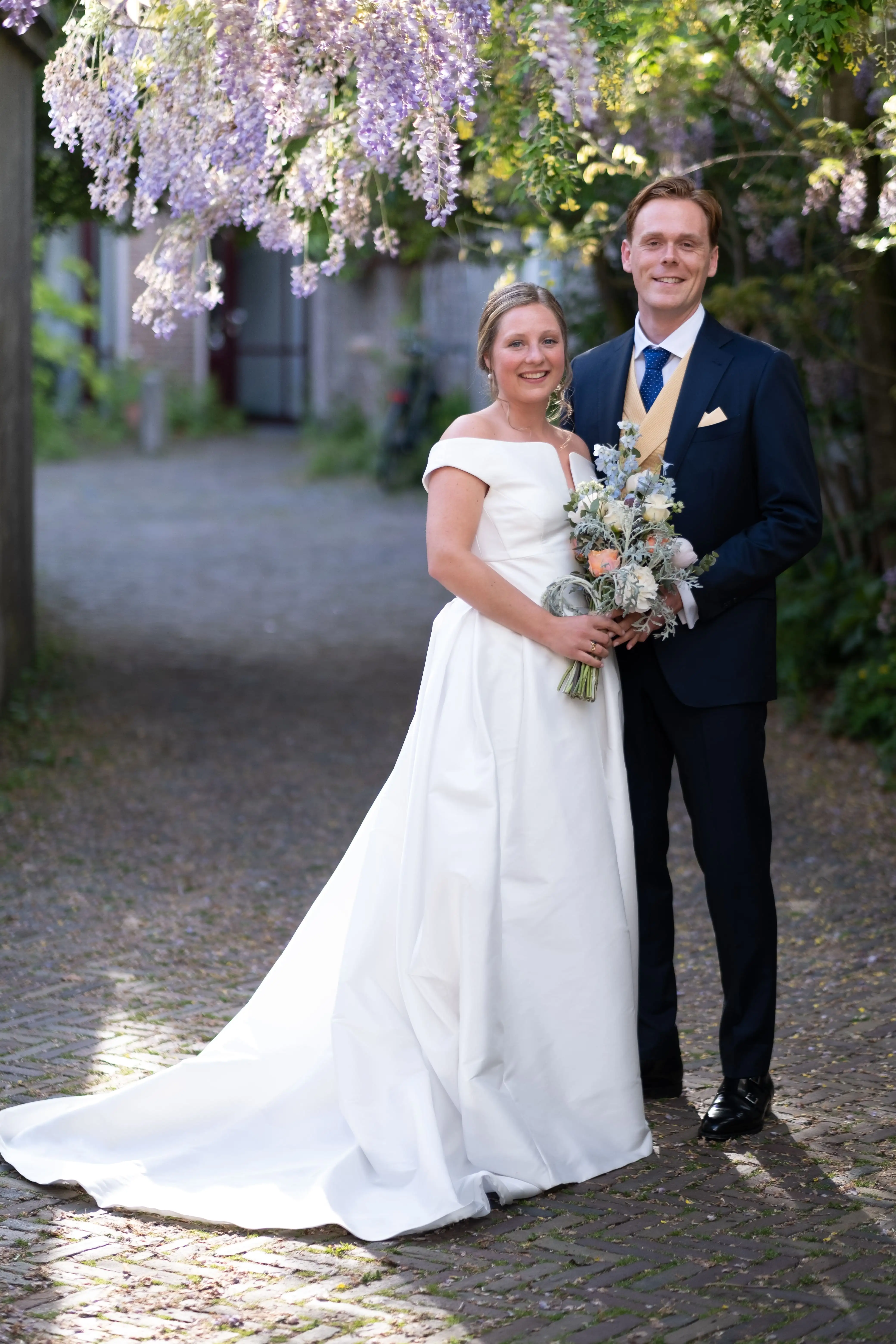 Blauw trouwpak driedelig | Ettemadis