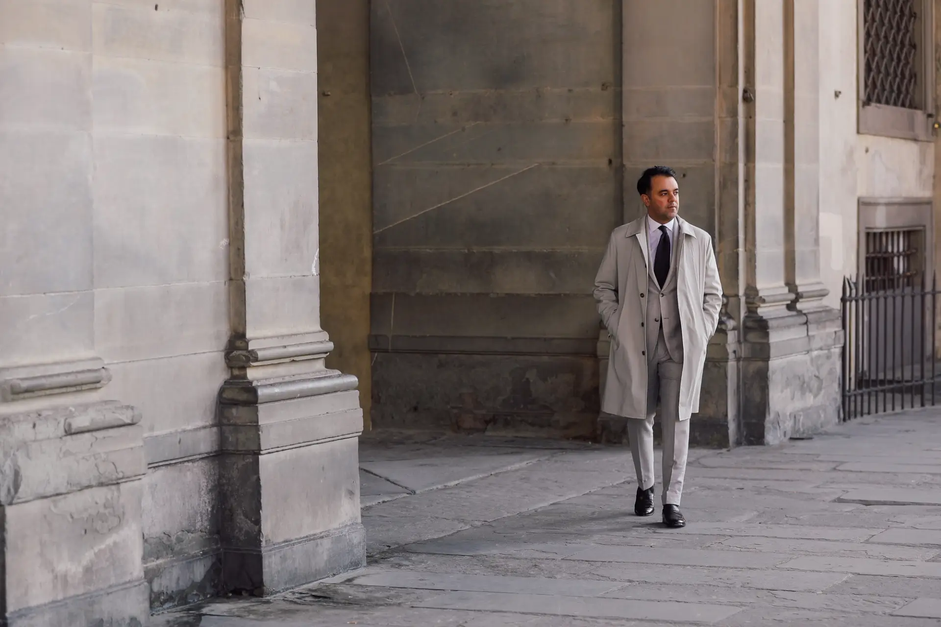 Grijs overcoat lente zomer  van Ettemadis 