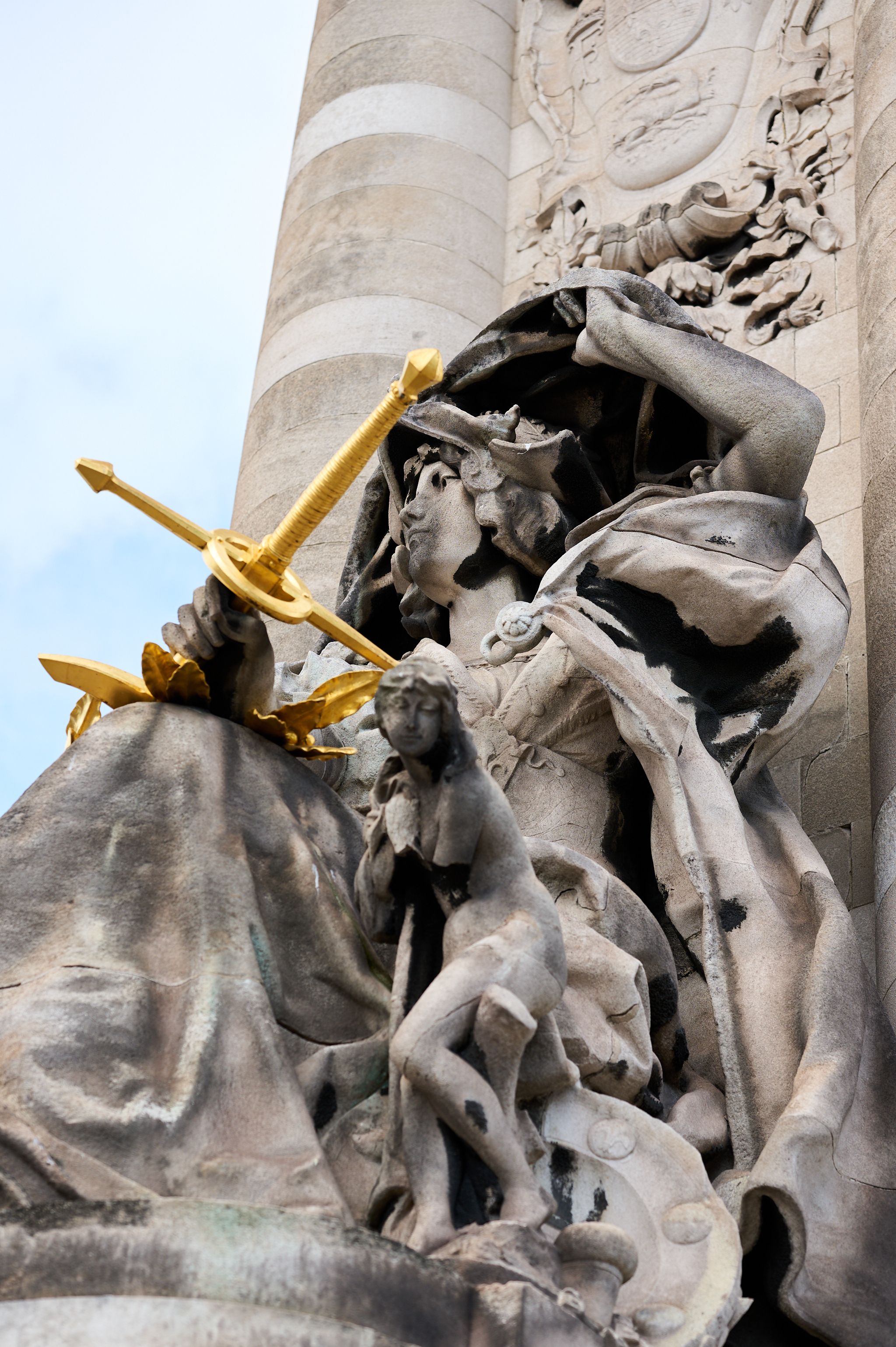 Standbeeld in Parijs