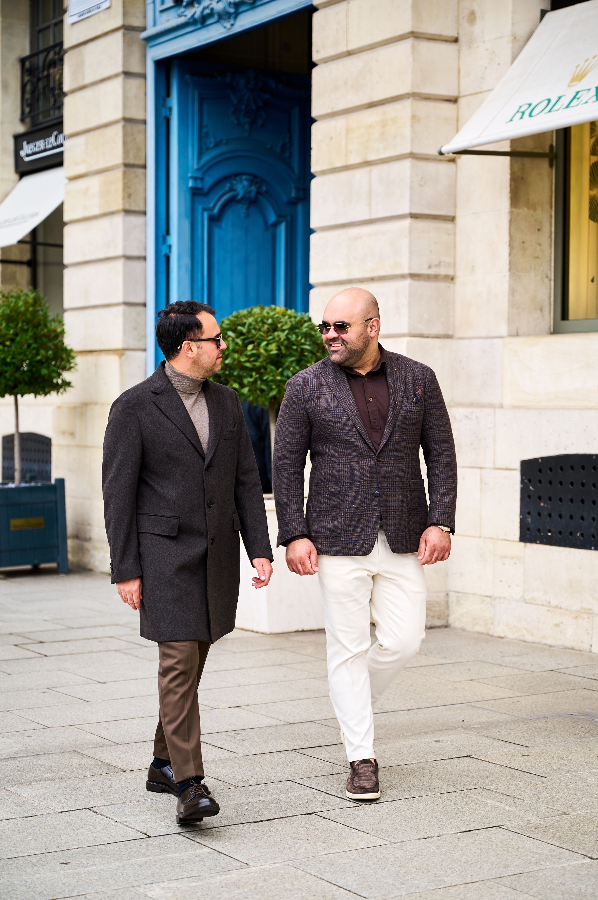 Amir Etemadi en Arjan Etemadi in Parijs