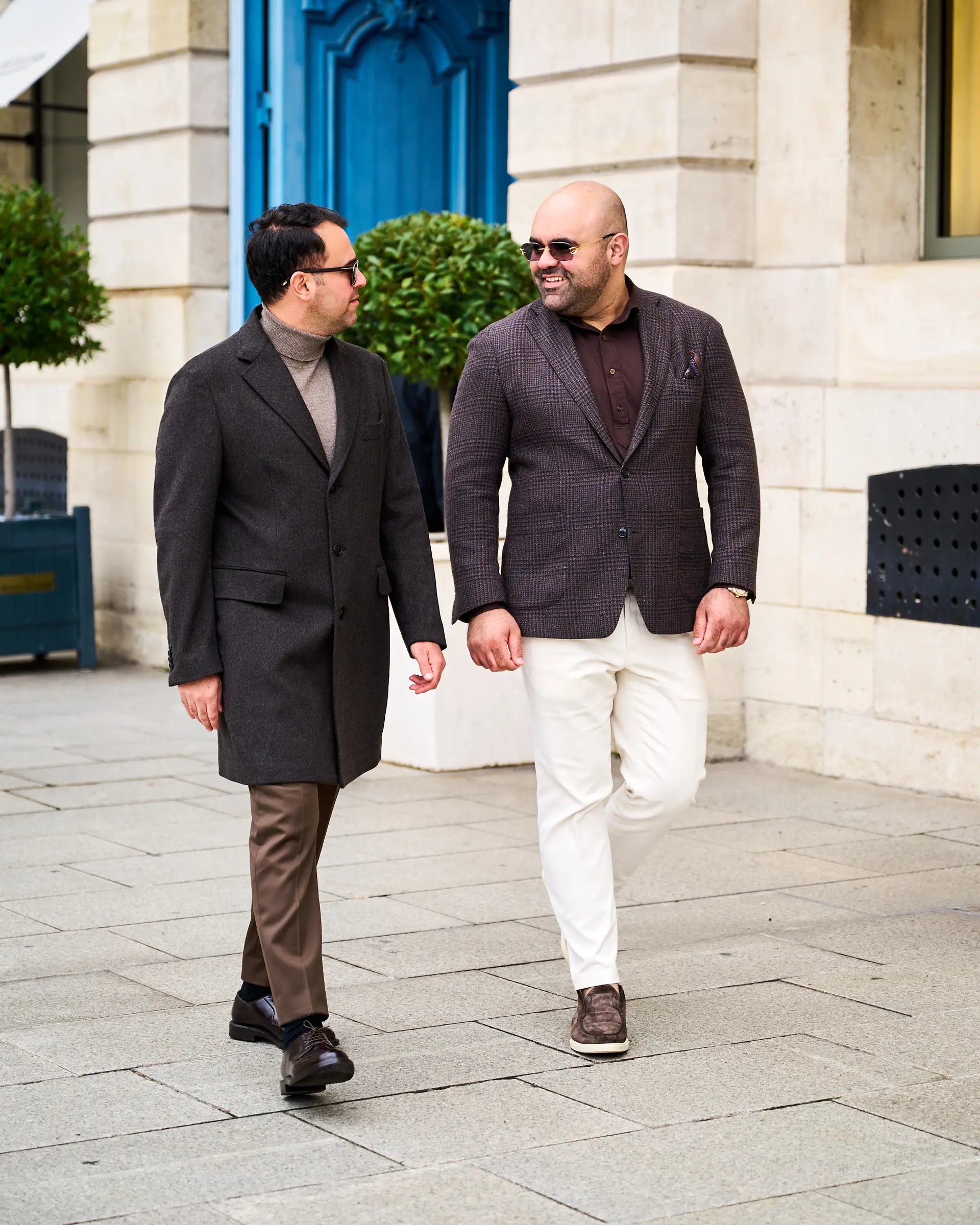 Amir Etemadi en Arjan Etemadi in Parijs