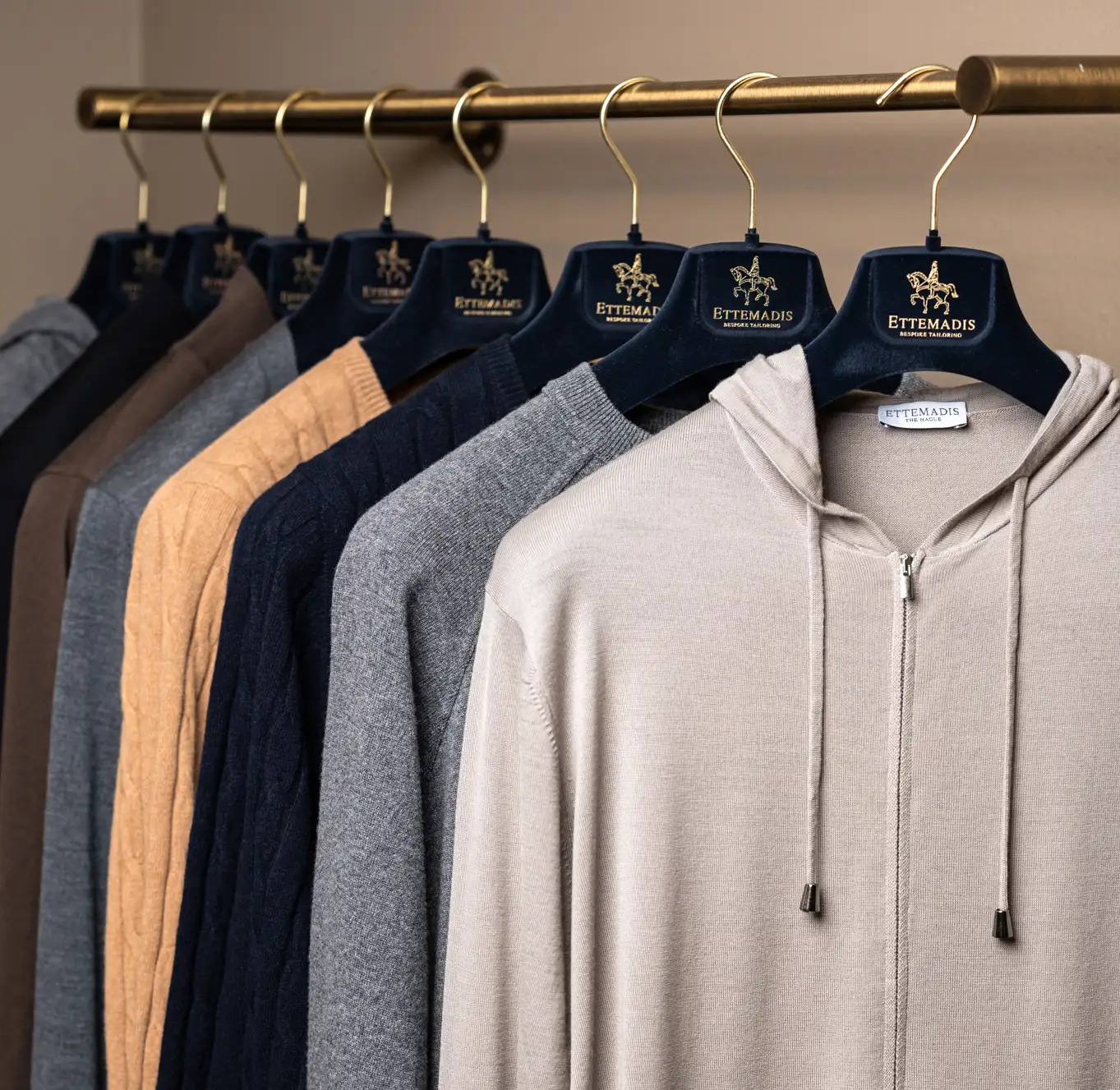 Knitwear by Ettemadis, tailored