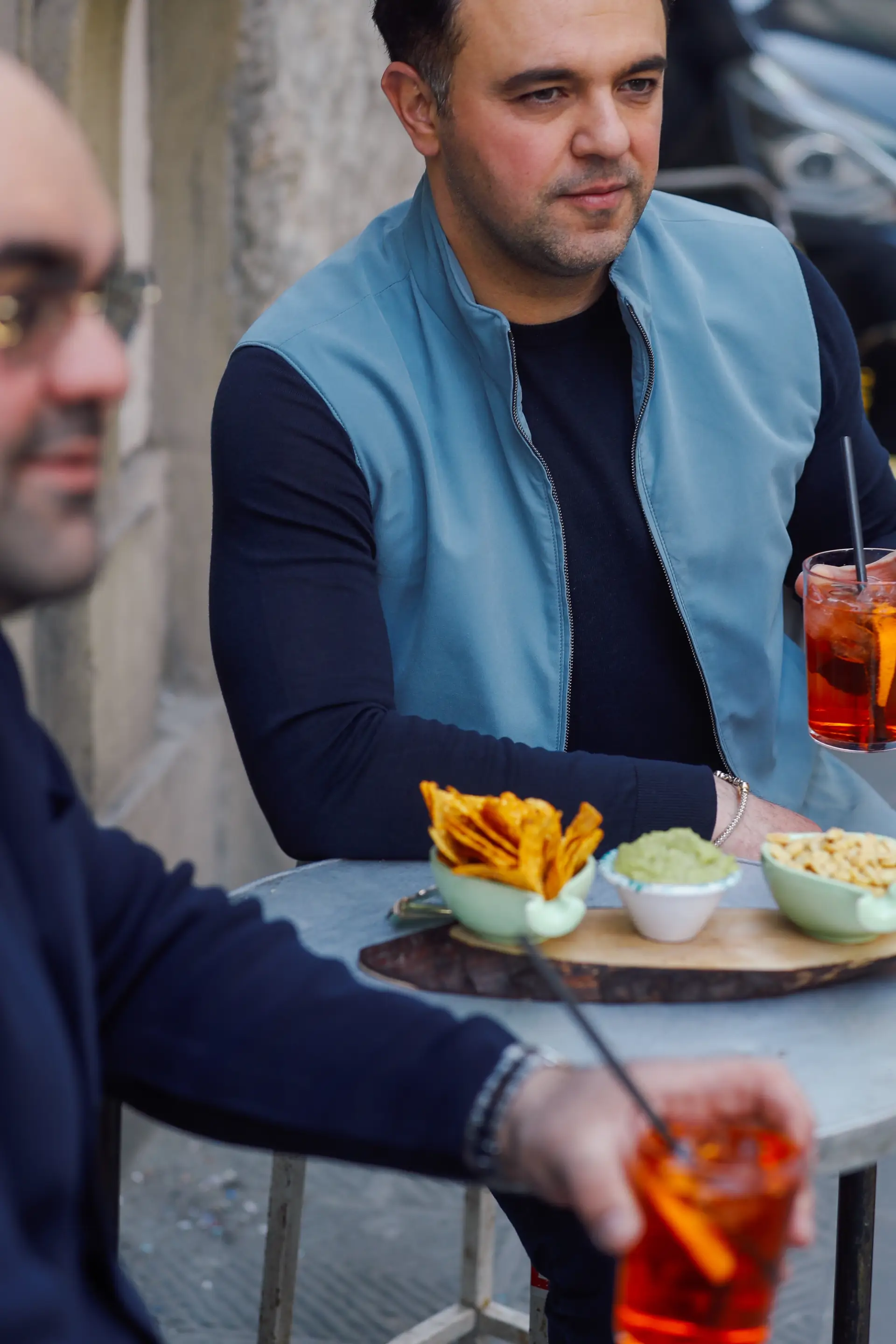 Bruine colbert op maat - details van Ettemadis